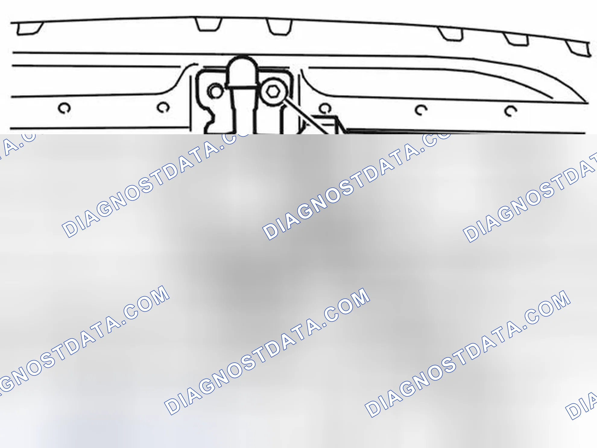 Scheme 288: Removing the electric motor front height adjustment