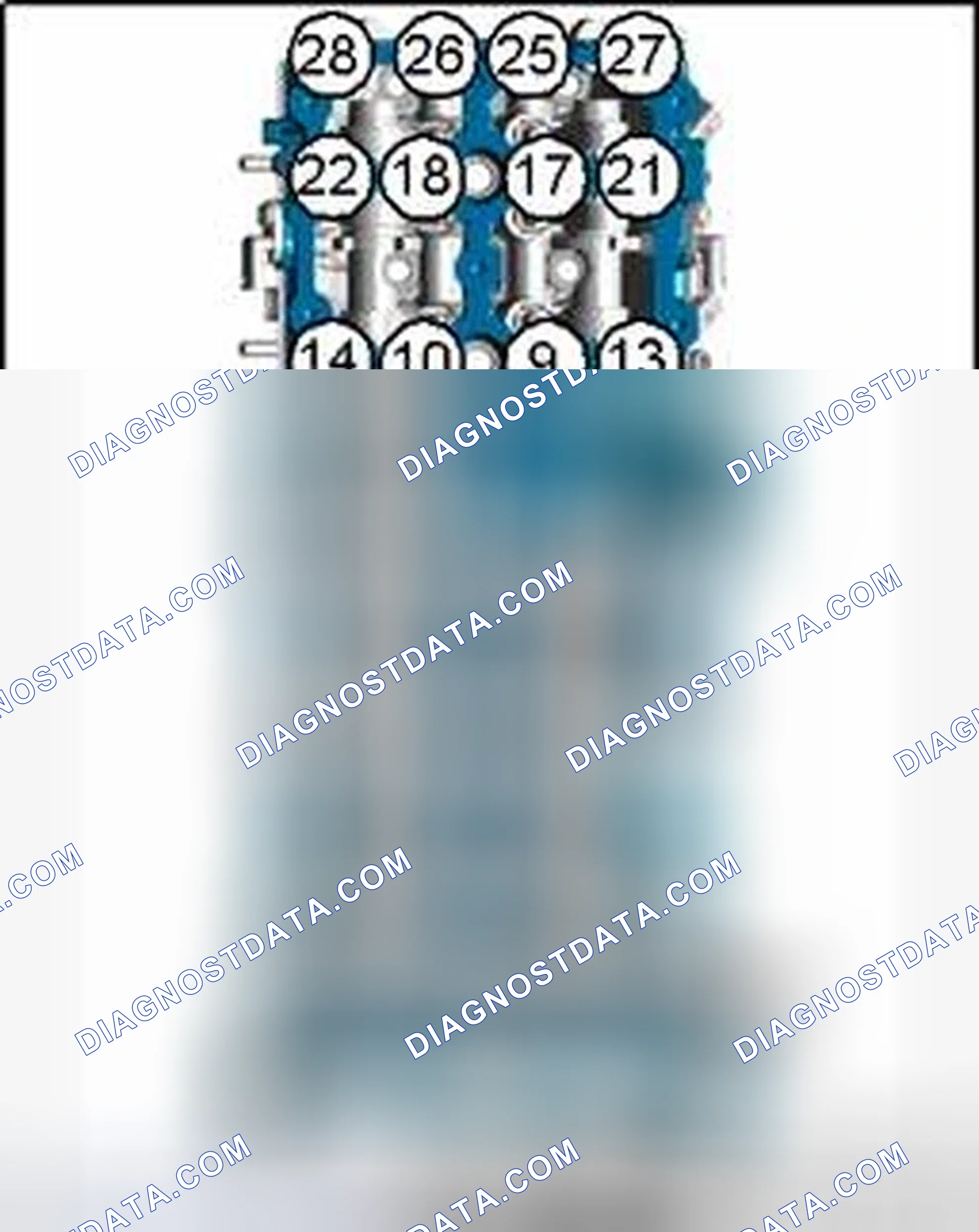 Scheme 23: Camshaft Guide Frame, Tightening Sequence