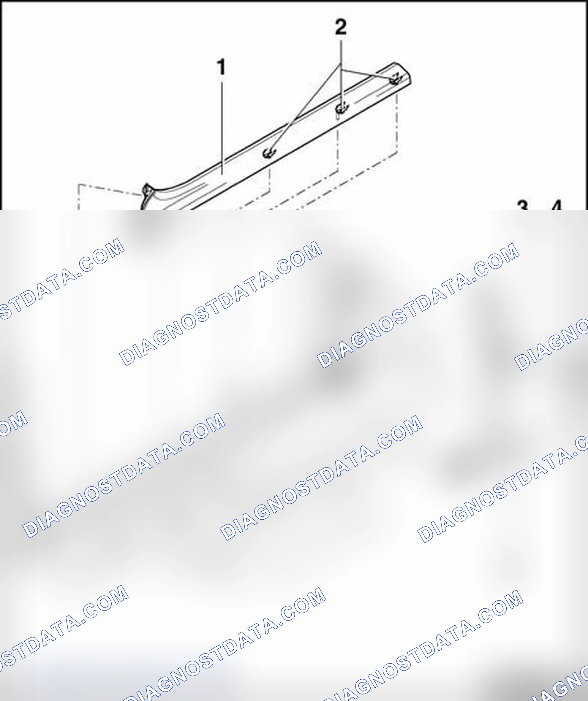 Scheme 147: Lower A-pillar trim, assembly overview