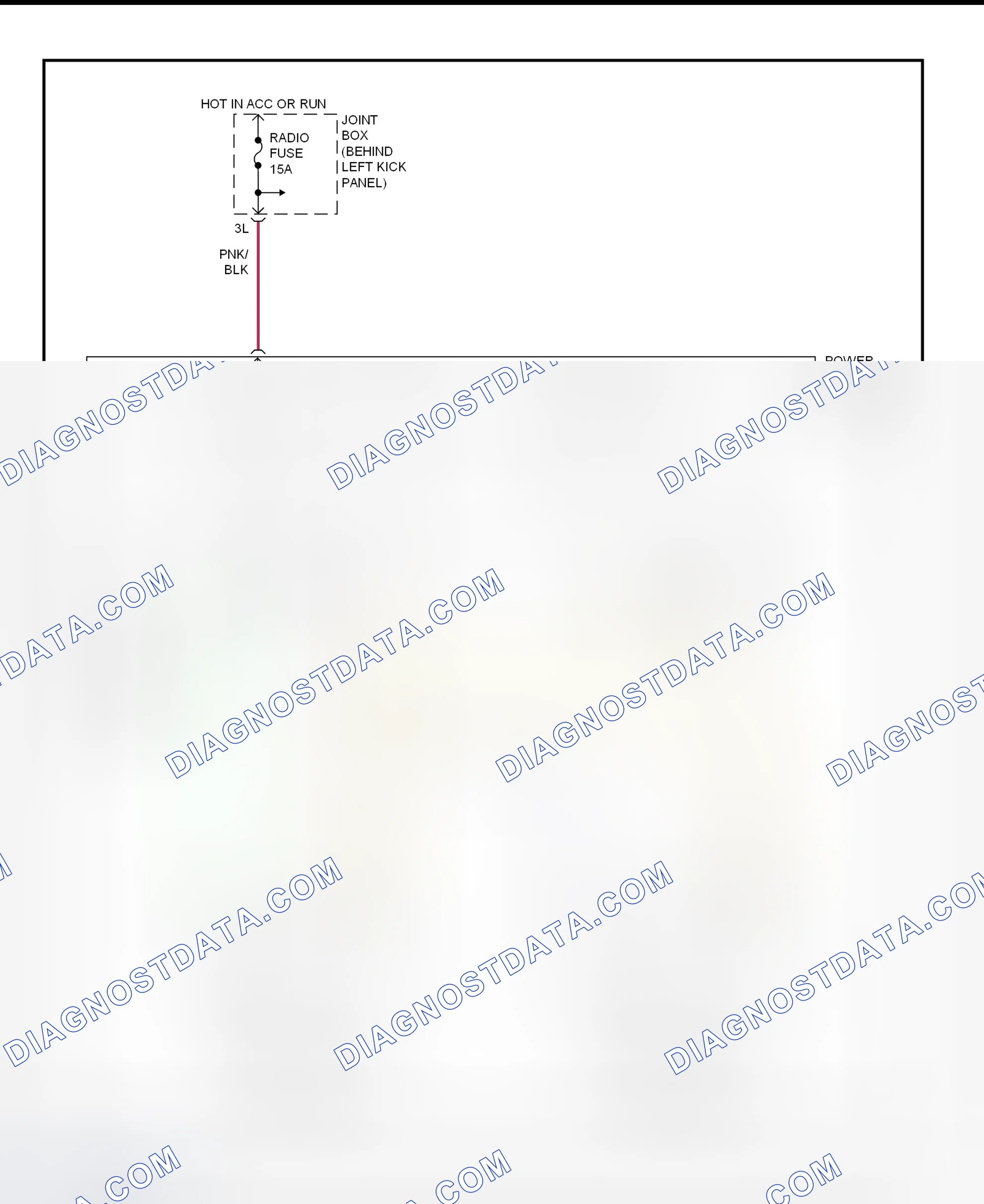 Scheme 3: Power Mirror System Wiring Diagram (Protege)