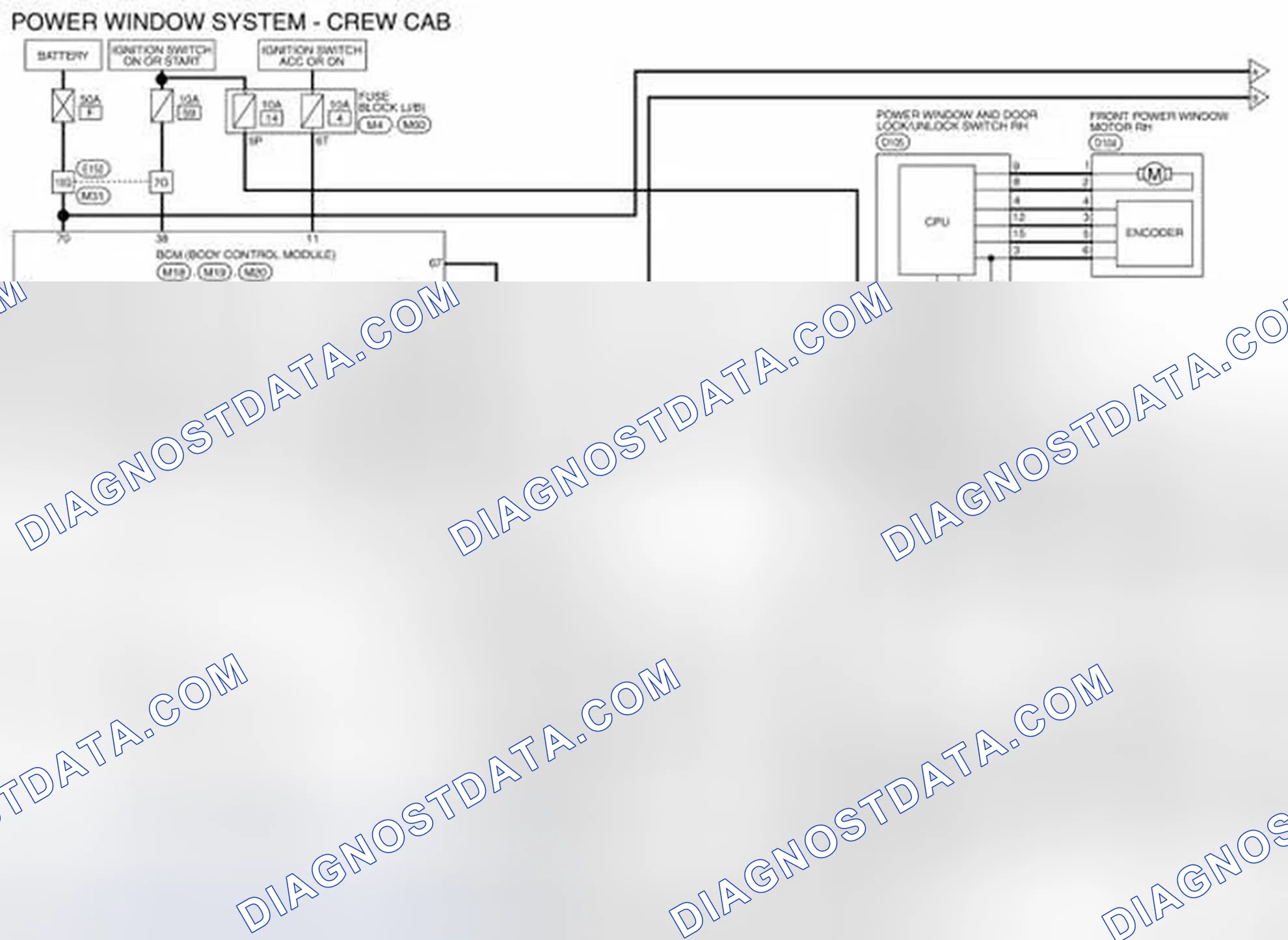 Scheme 108: Wiring Diagram (Crew Cab)