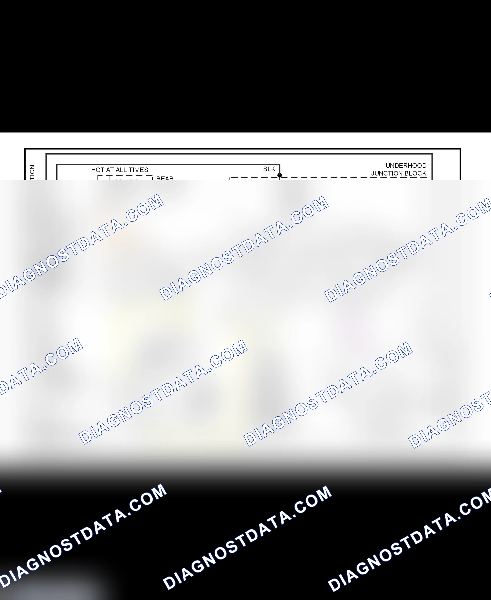 Fig. 30: Starting System Wiring Diagram (Seville)
