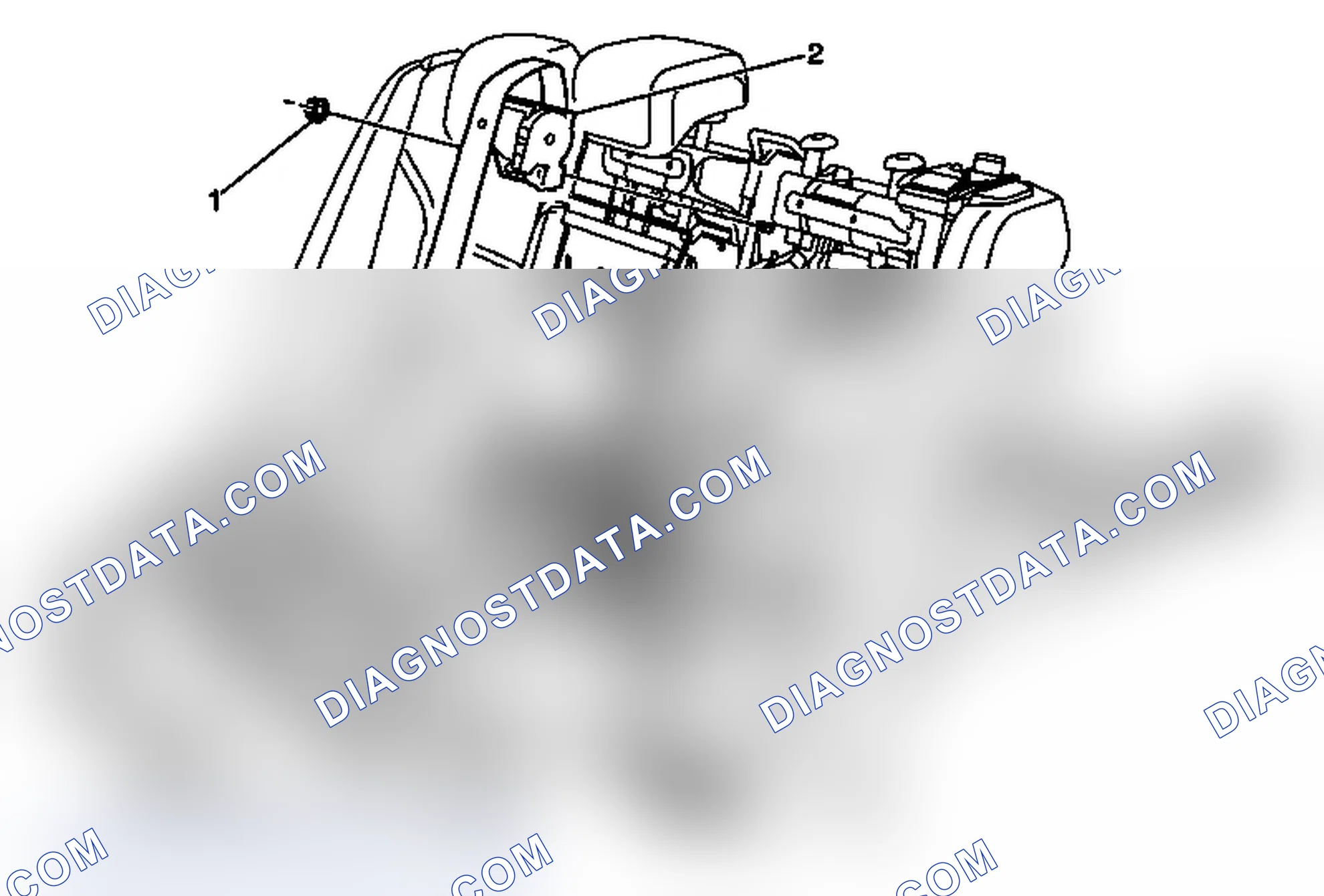 Scheme 7: Rear Seat Center Retractor Side Belt Replacement