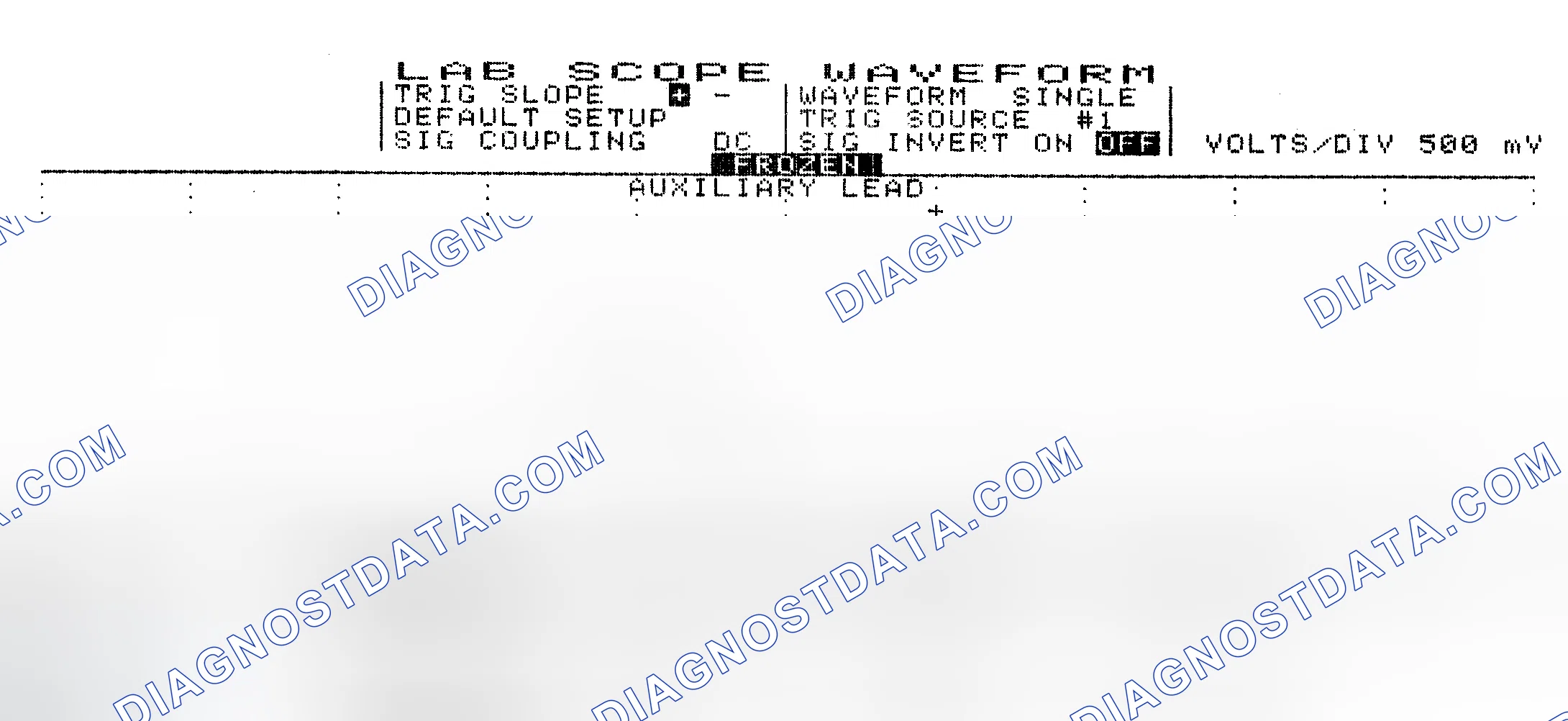 Scheme 10: Single Injector w/Excessive Current Flow - Current Pattern