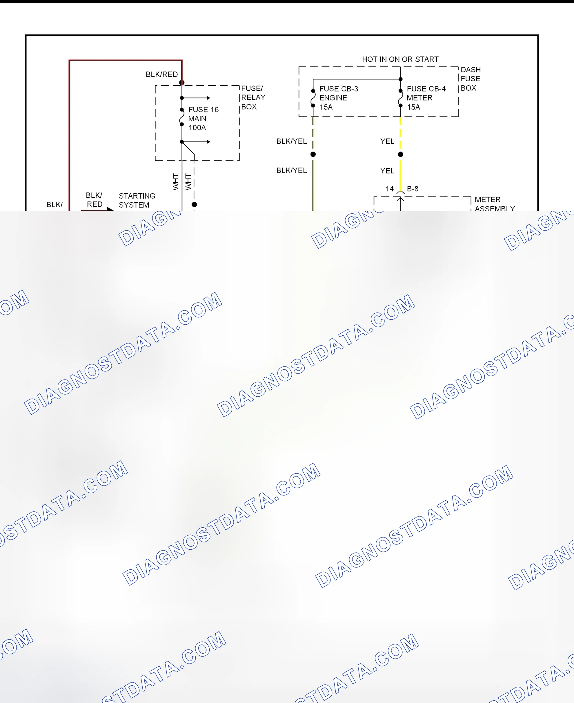 Scheme 4: Charging System Wiring Diagram (VehiCROSS)