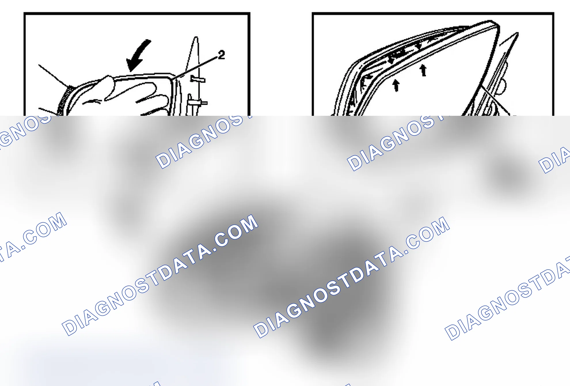 Scheme 10: Outside Rearview Mirror Glass Replacement