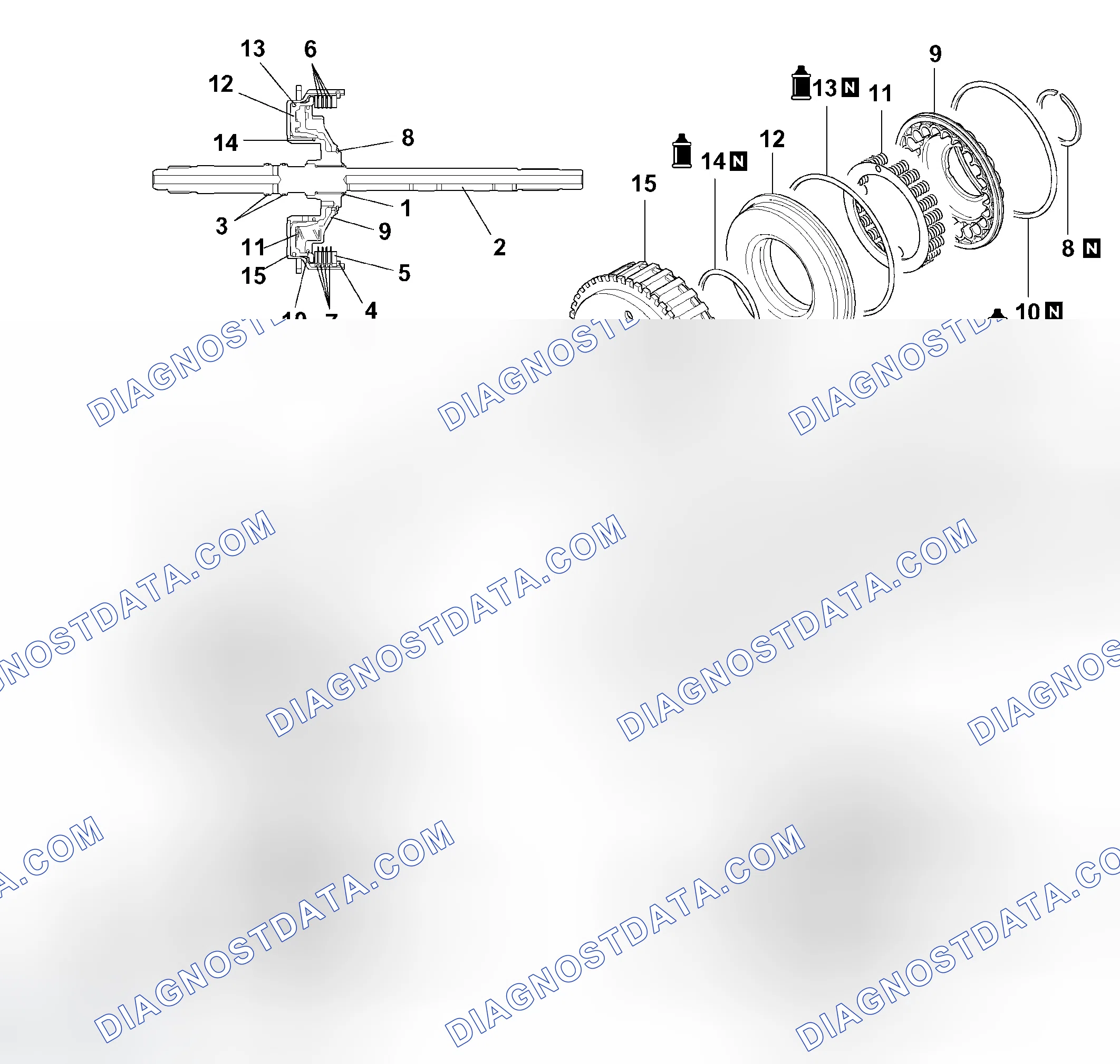 Scheme 822: DISASSEMBLY AND ASSEMBLY