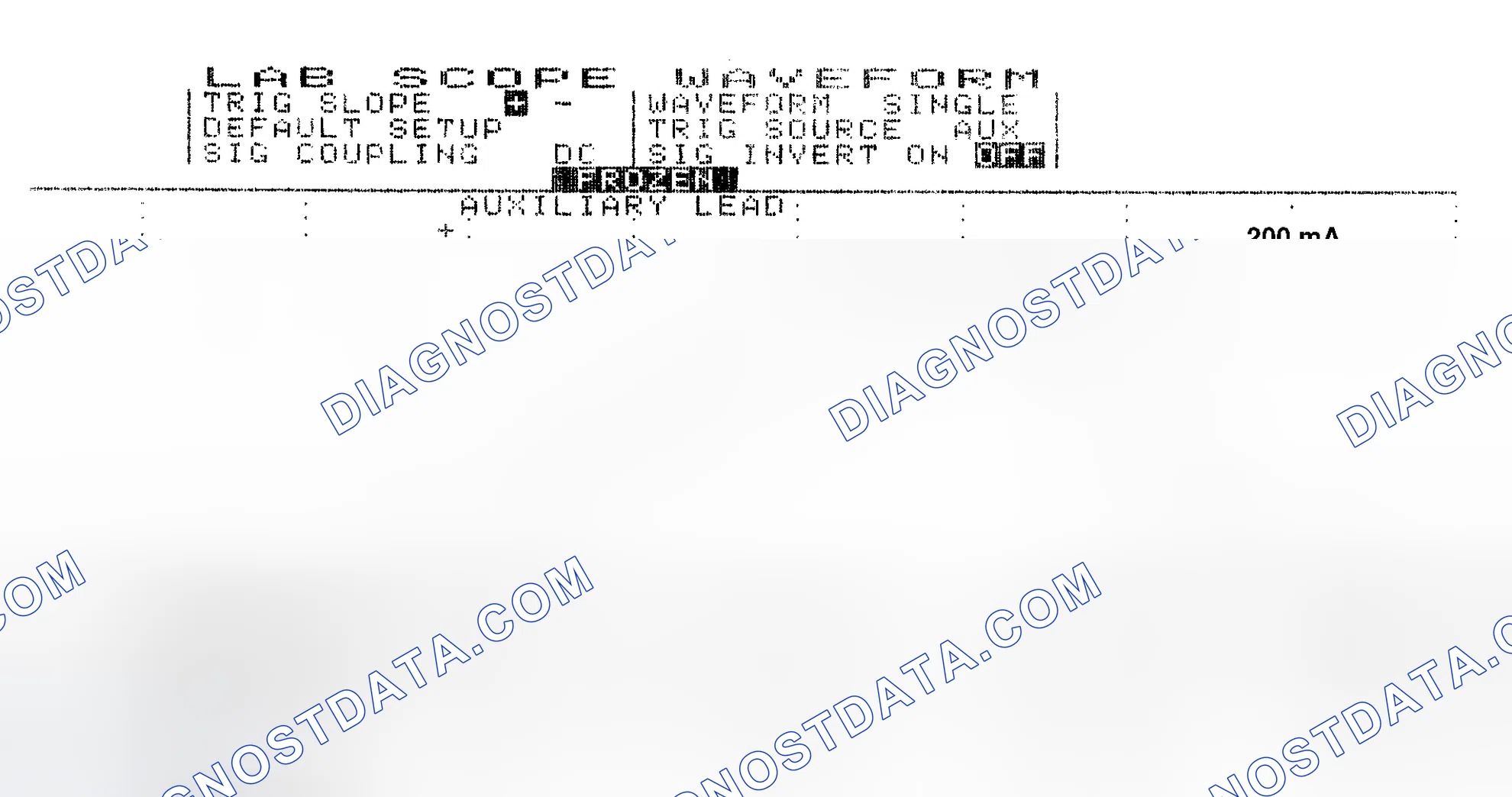 Scheme 13: Single Injector w/Normal Current Flow - Current Pattern