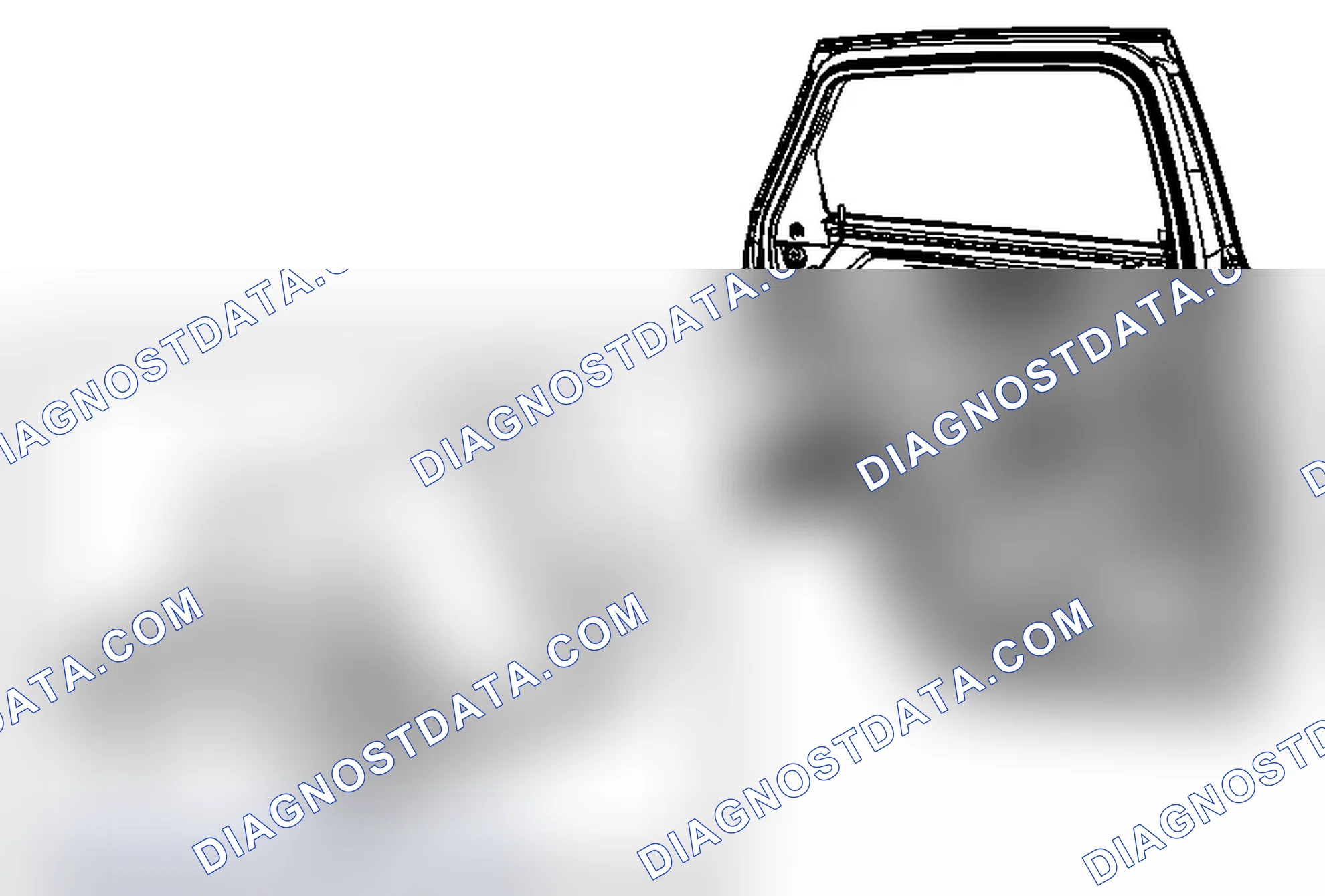 Scheme 14: Inflatable Restraint Side Impact Sensor Replacement - Rear Side Door