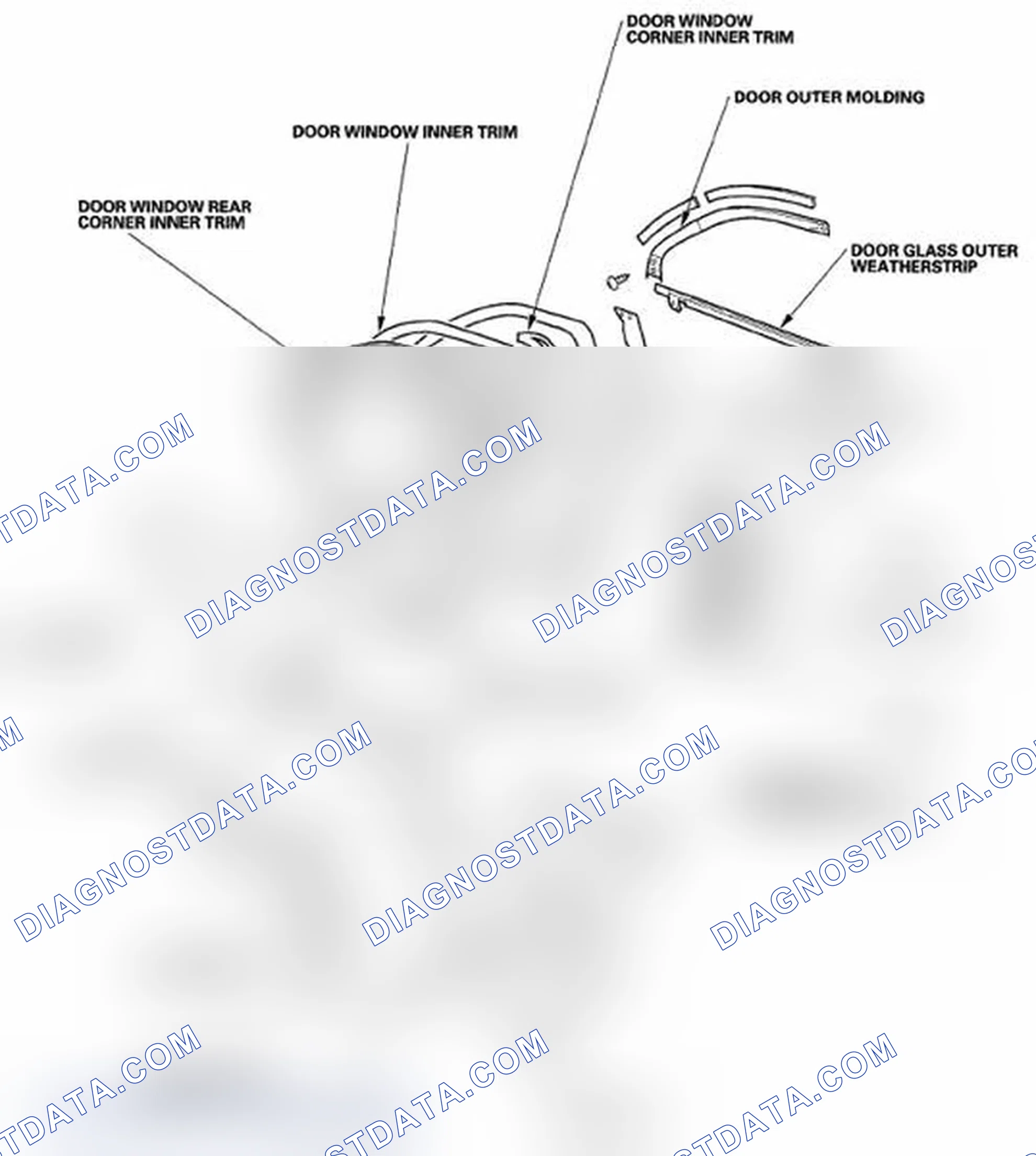 Scheme 20: Component Location Index - Rear Door