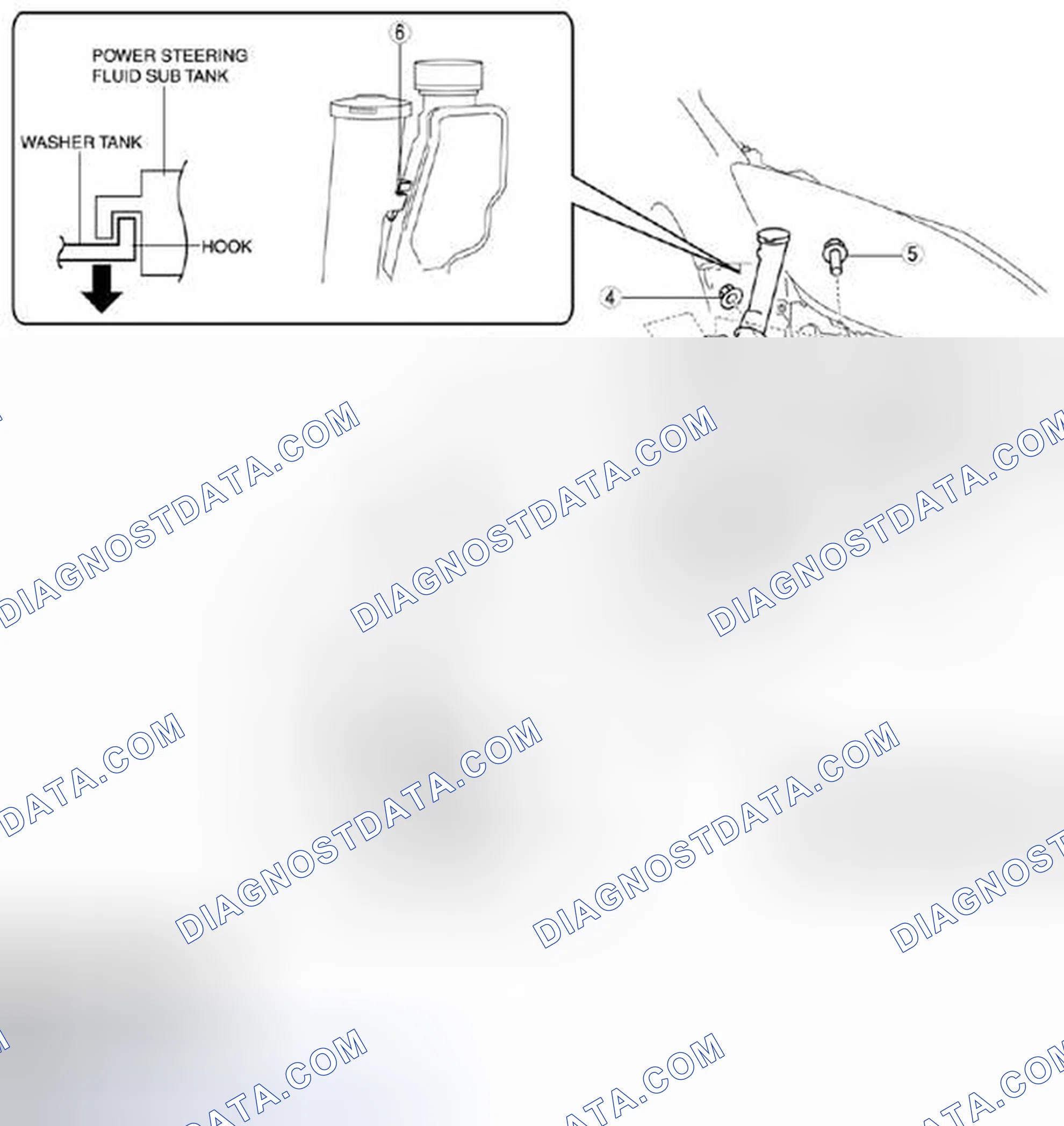 Scheme 14: Vehicles without the washer fluid-level sensor
