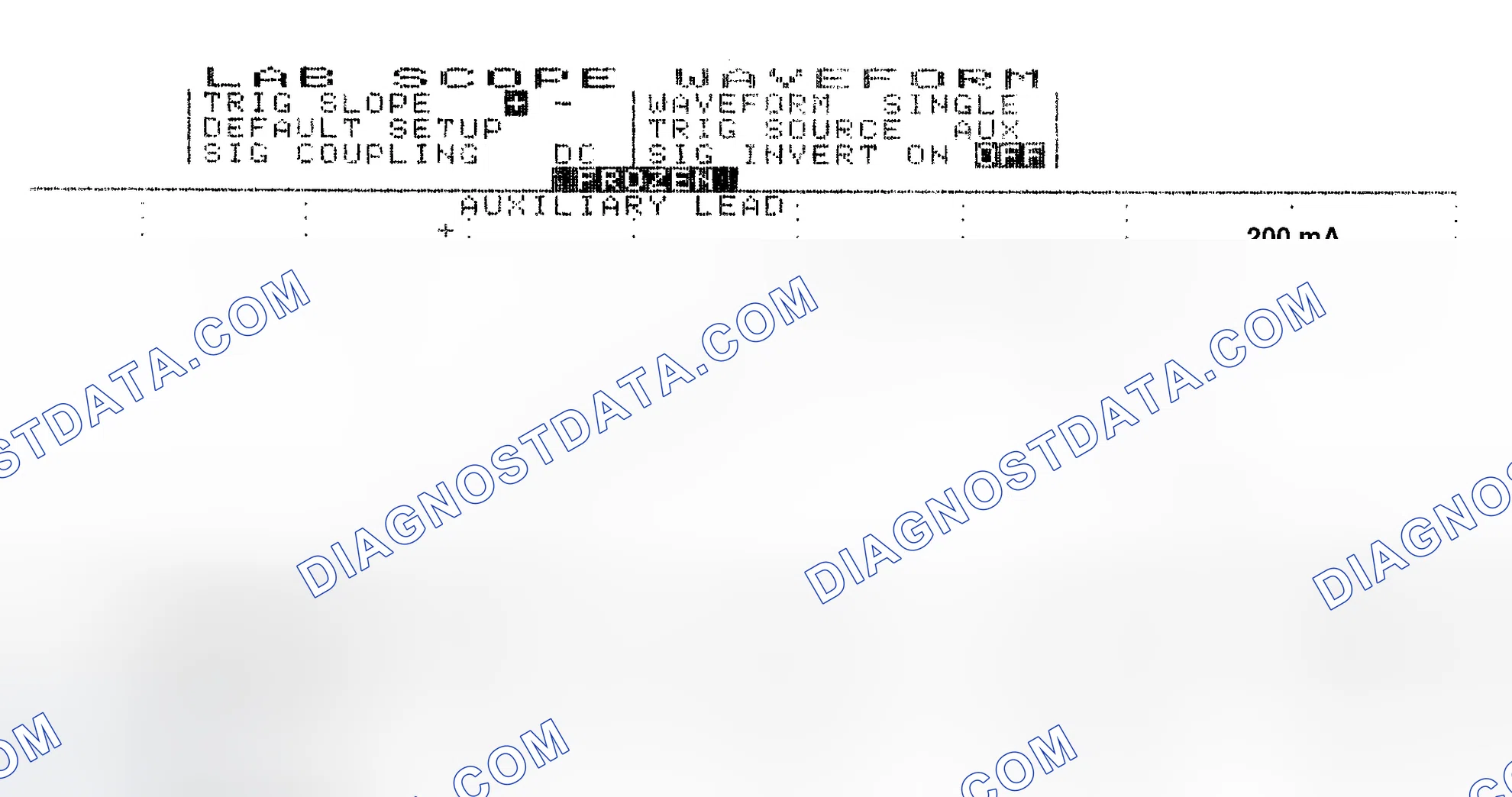 Scheme 13: Single Injector w/Normal Current Flow - Current Pattern