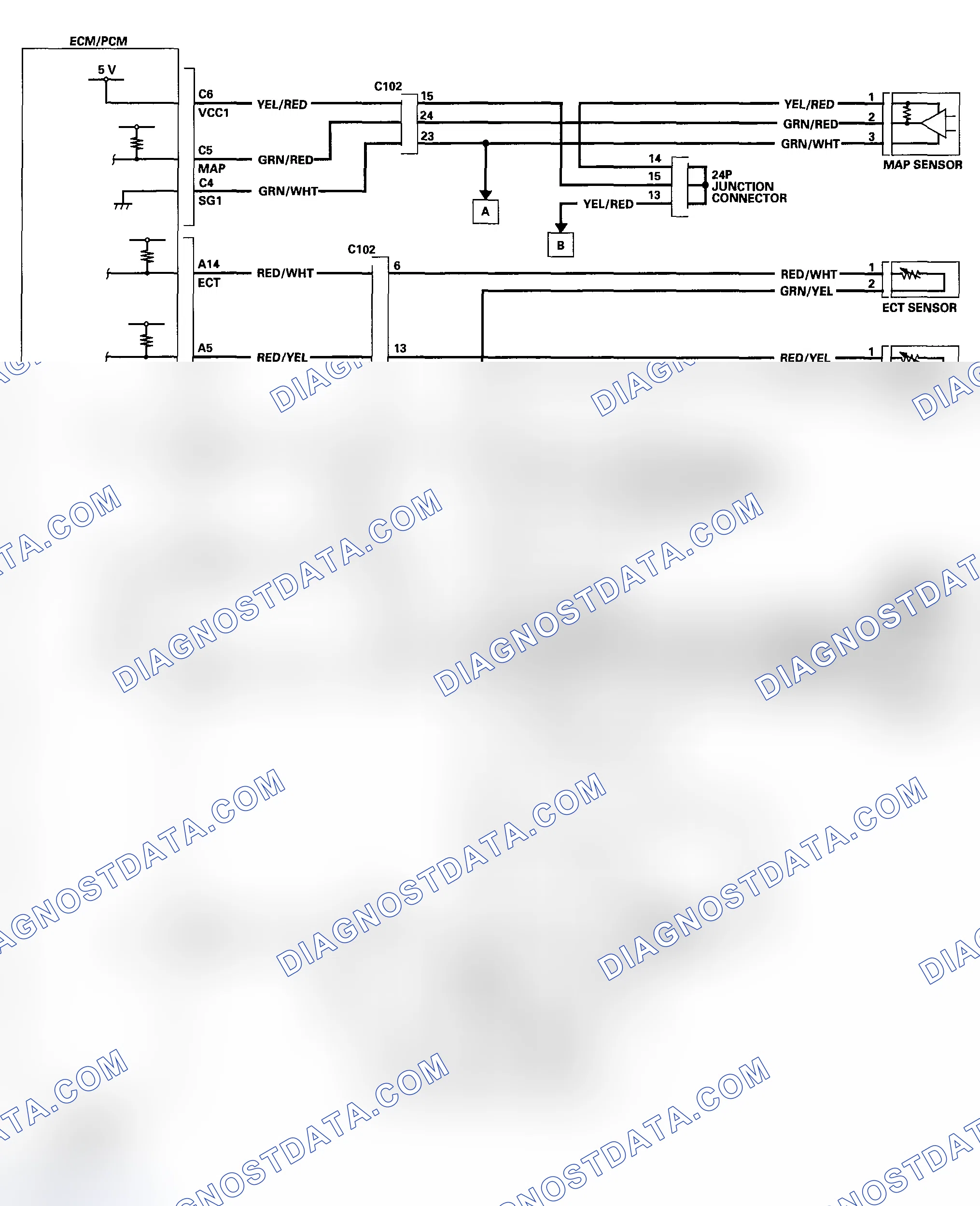Scheme 78: ECM/PCM Circuit Diagram - 2006 Model