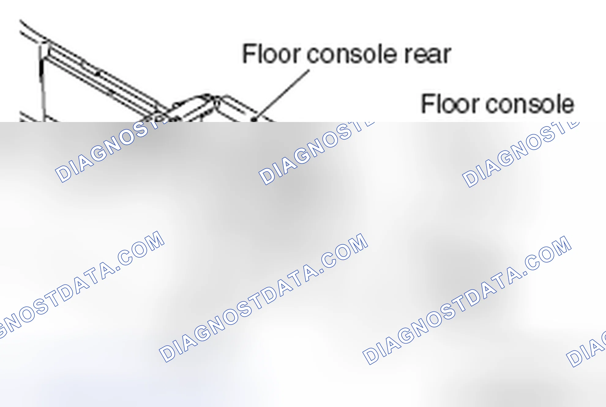 Scheme 25: >> B << FLOOR CONSOLE COVER REASSEMBLY
