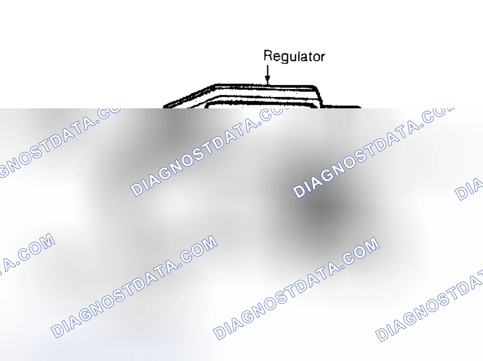 Scheme 8: Identifying Brush Holder, Regulator & Regulator Connector Assembly Connections (Model CS144)
