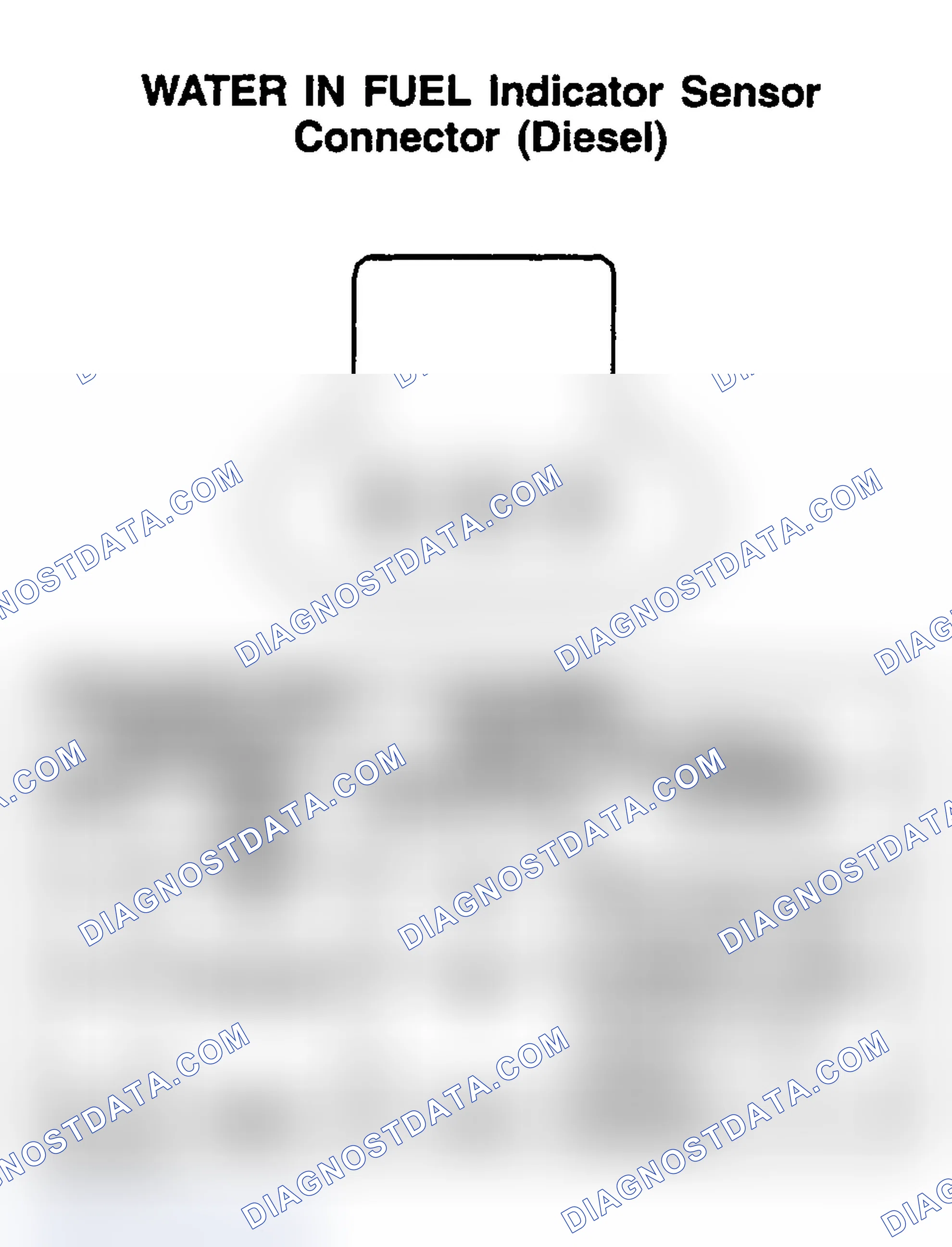 Scheme 260: WATER IN FUEL INDICATOR SENSOR (DIESEL)