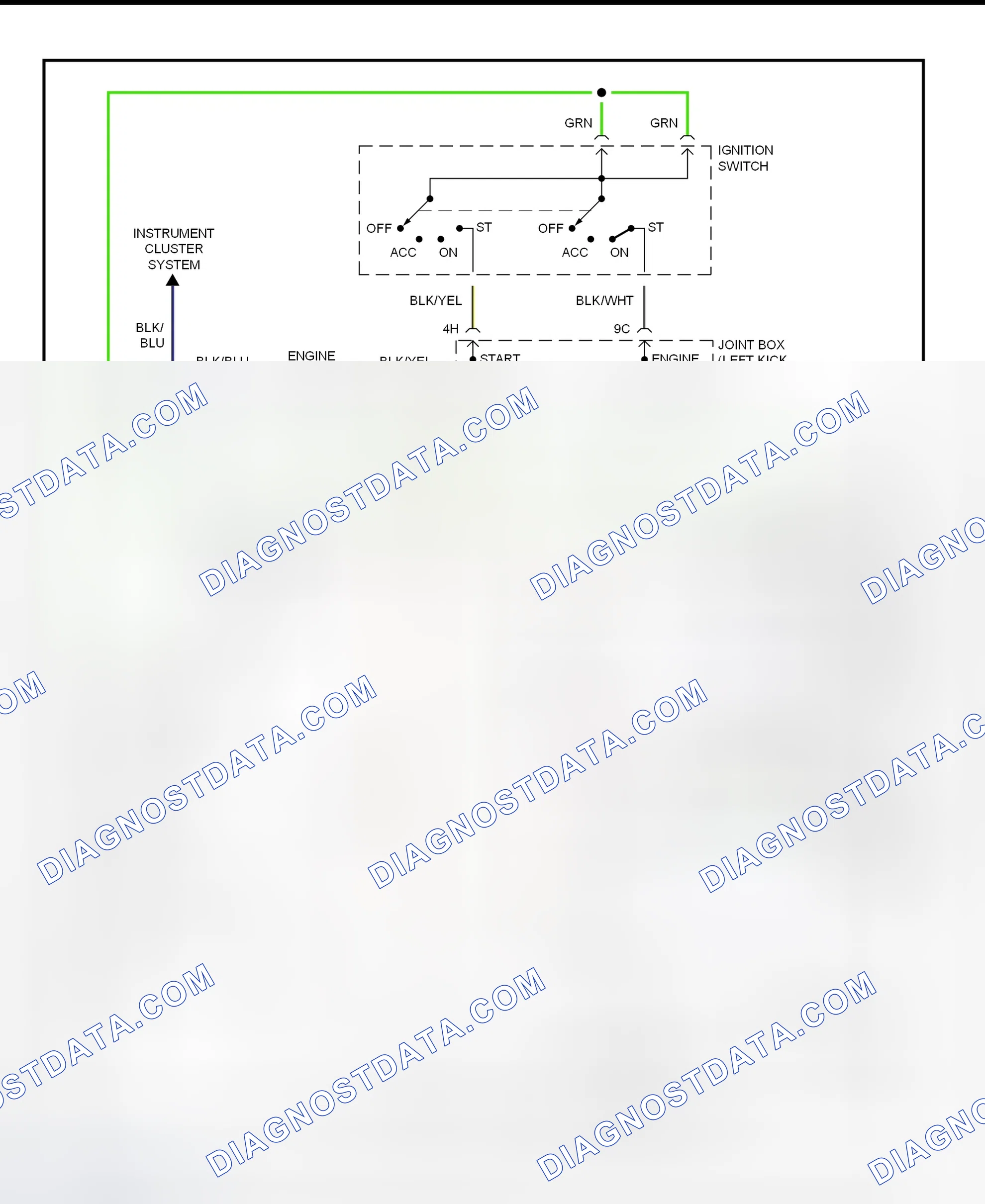 Scheme 1: Starting System Wiring Diagram