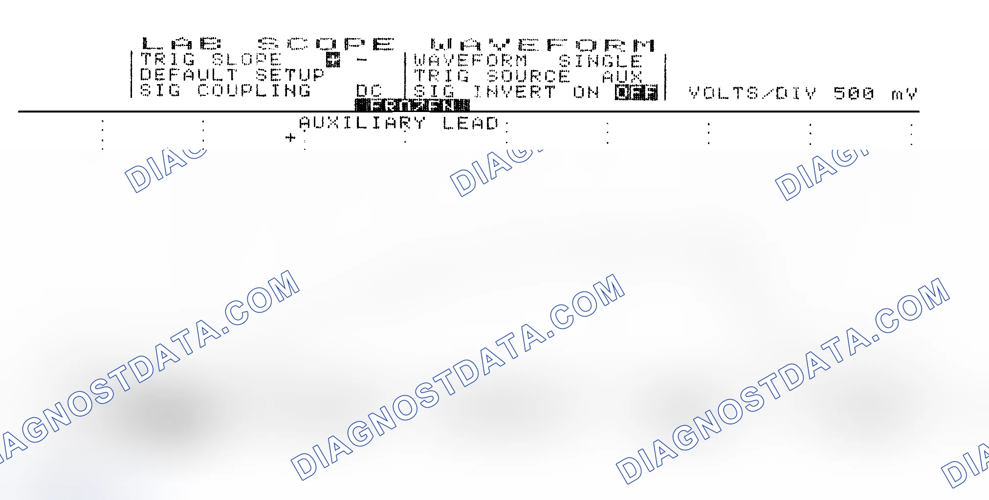 Scheme 14: Single Injector w/Excessive Current Flow - Current Pattern