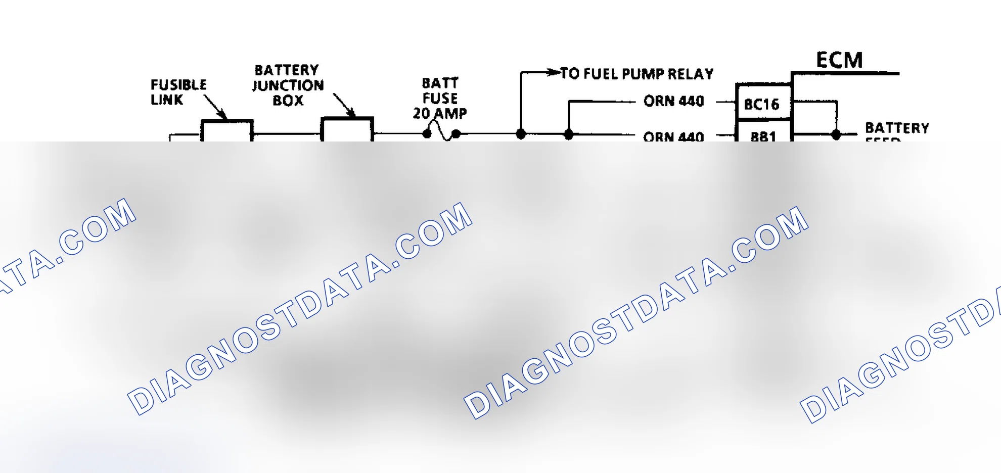 Scheme 437: Chart A1 Schematic, (3.3L "A" Body) No "SES" Light