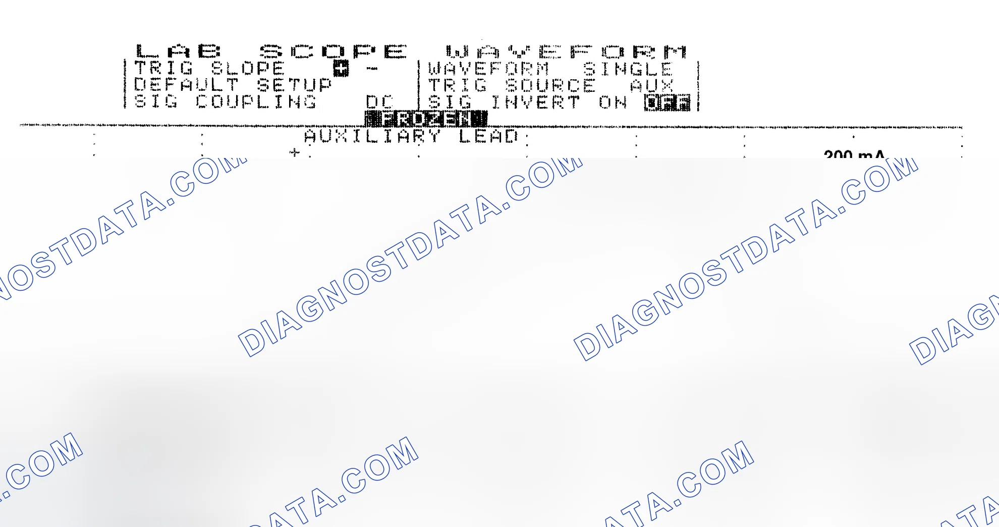Scheme 13: Single Injector w/Normal Current Flow - Current Pattern