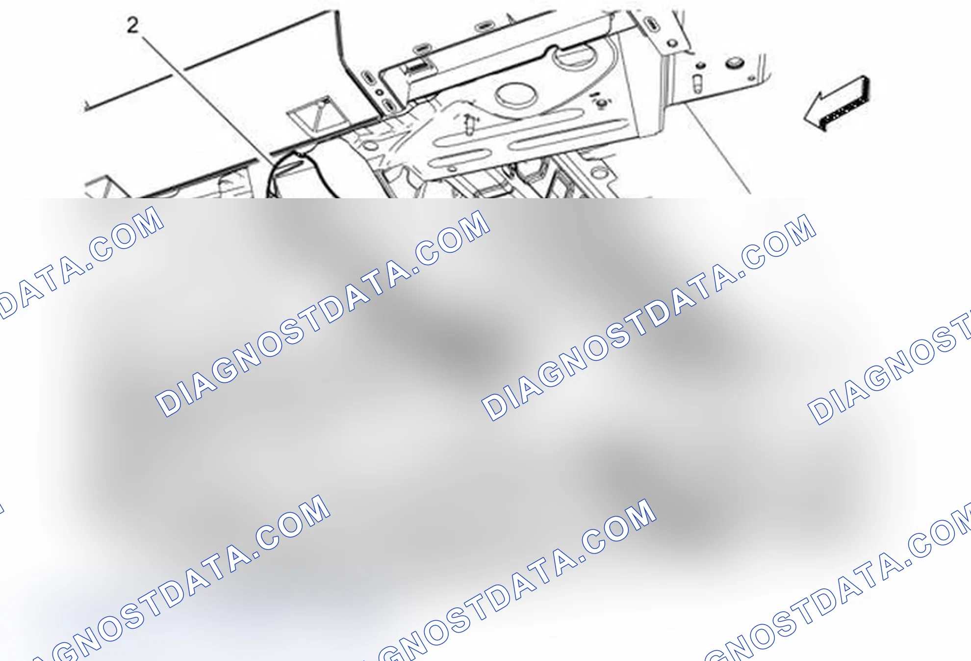 Scheme 2: Underbody Number 4 Cross Sill Shield Replacement