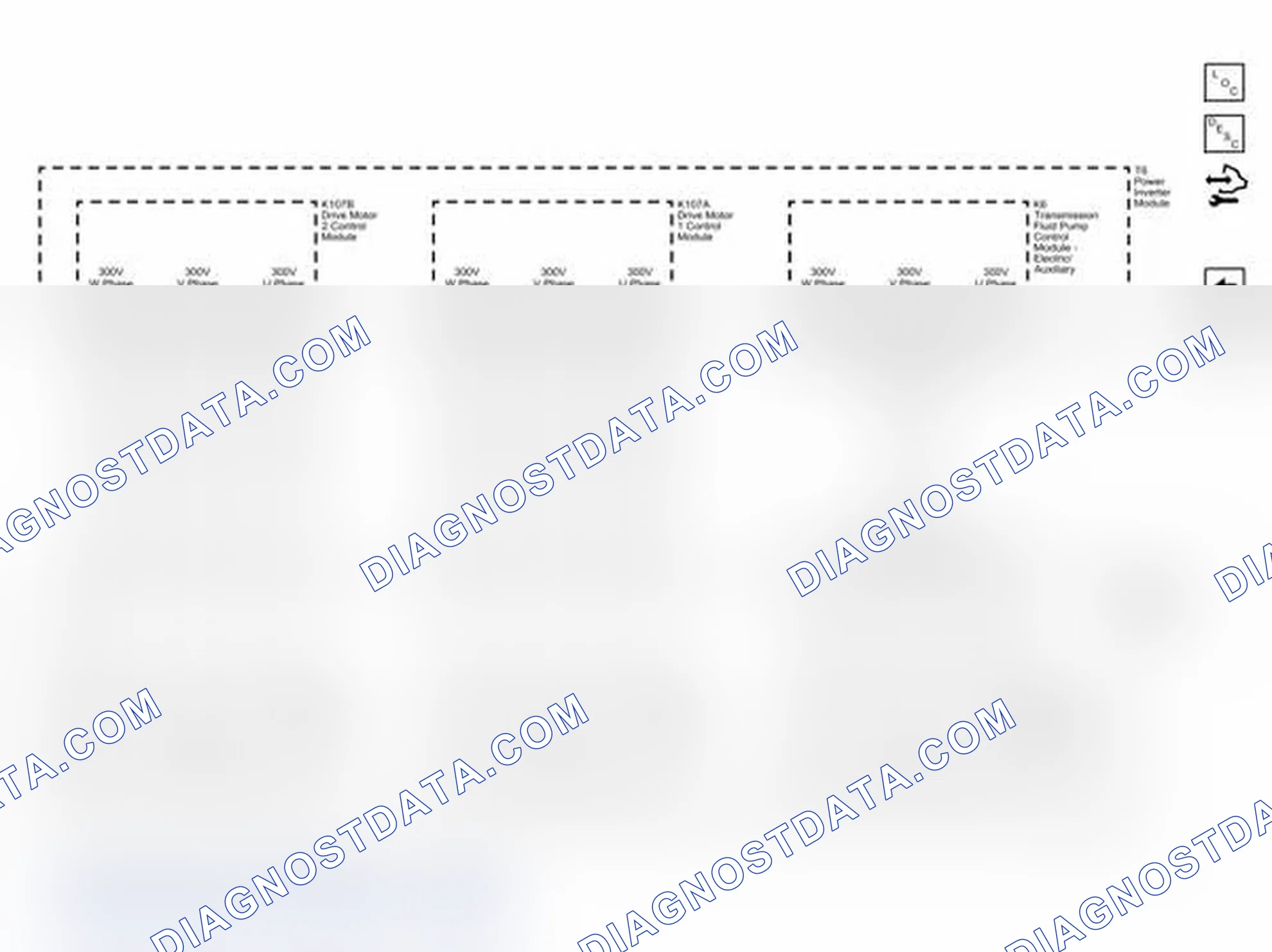 Scheme 98: Drive Motors and Auxiliary Transmission Fluid Pump Controls