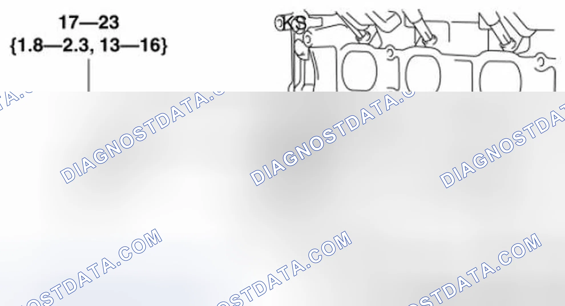 Scheme 23: KNOCK SENSOR (KS) REMOVAL/INSTALLATION [MZR 2.0, MZR 2.5]