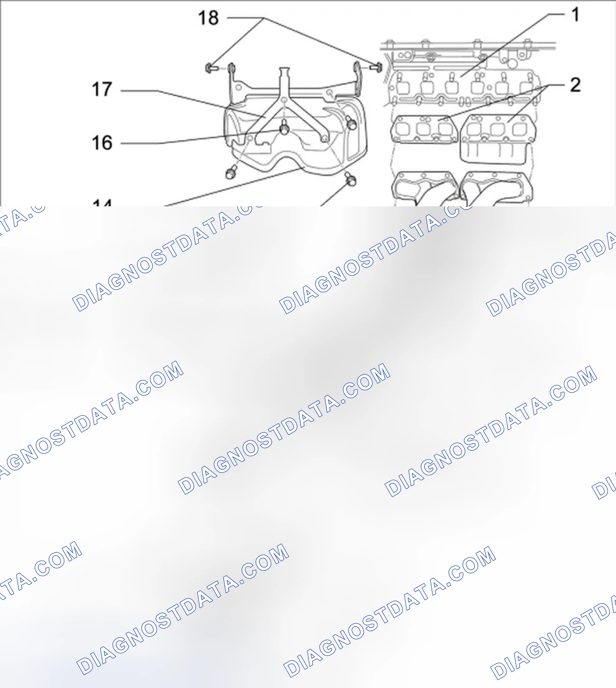 Scheme 127: Preliminary work: Removing oxygen sensors ahead of catalytic converter