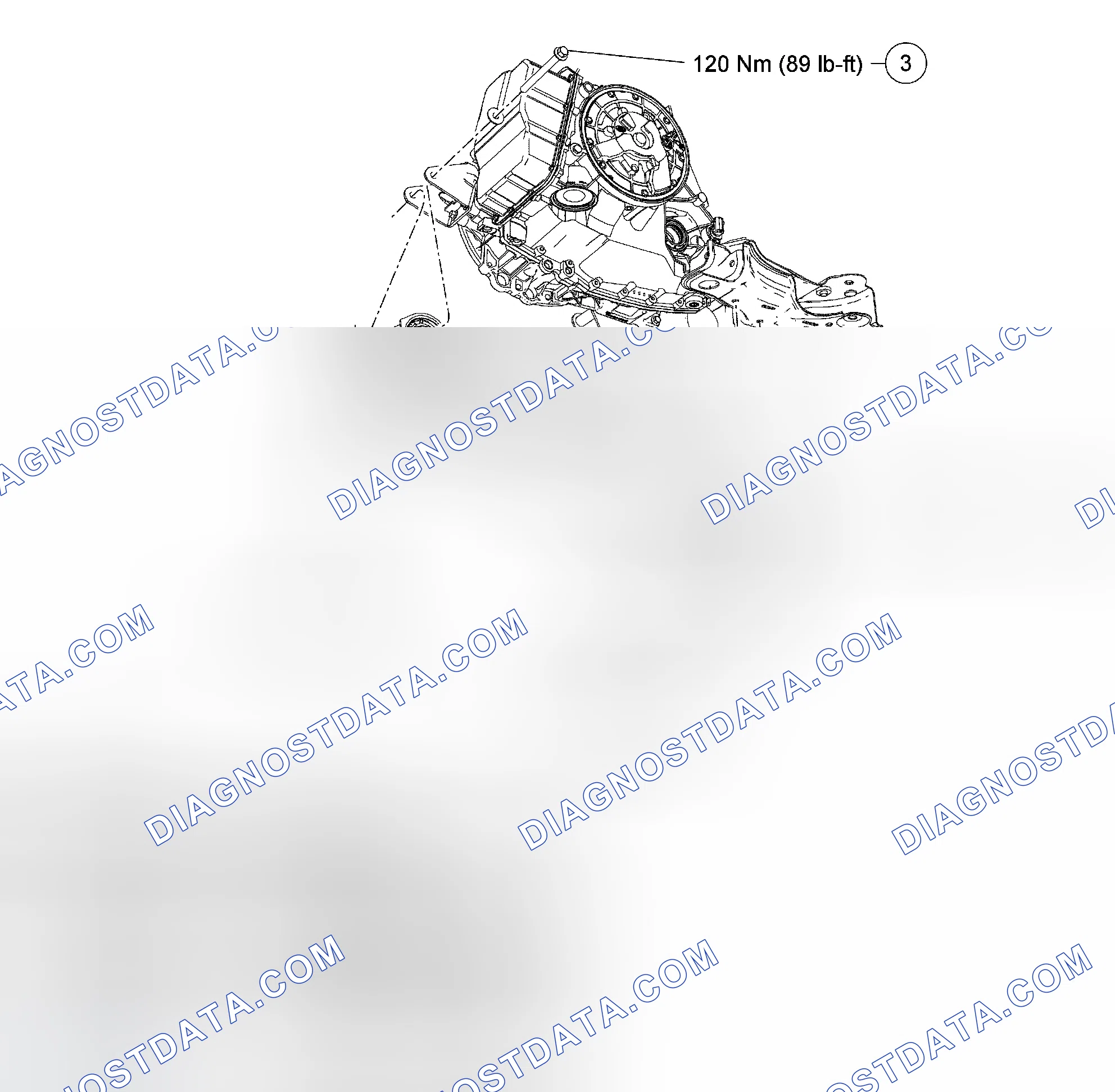 Scheme 87: Transaxle Support Insulator - Lower, Front
