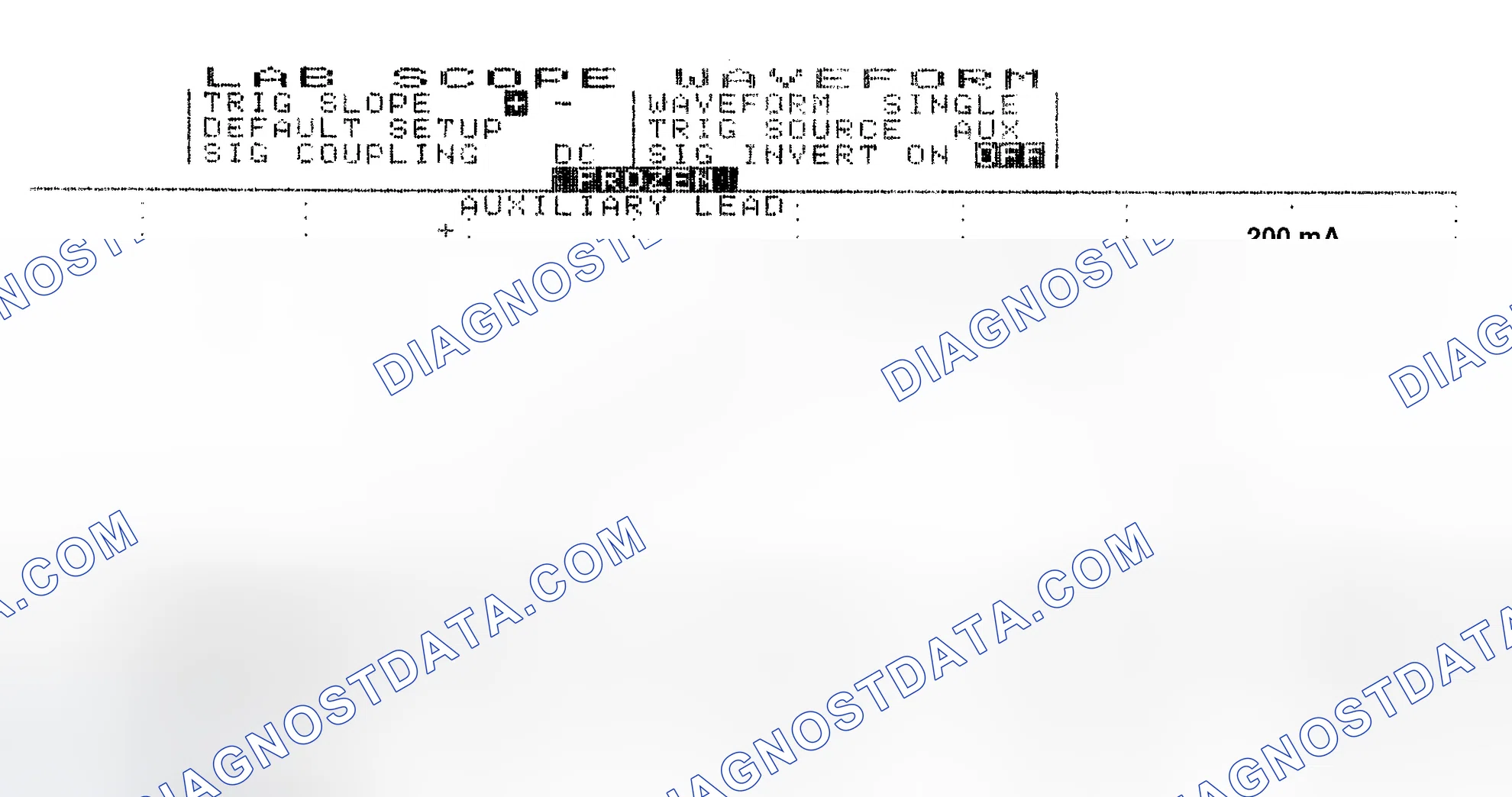 Scheme 13: Single Injector w/Normal Current Flow - Current Pattern