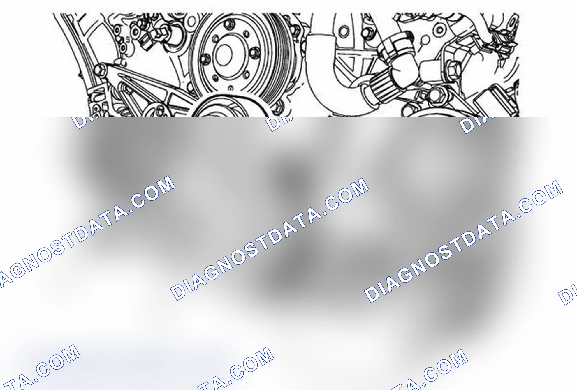 Scheme 22: Drive Belt Tensioner Replacement