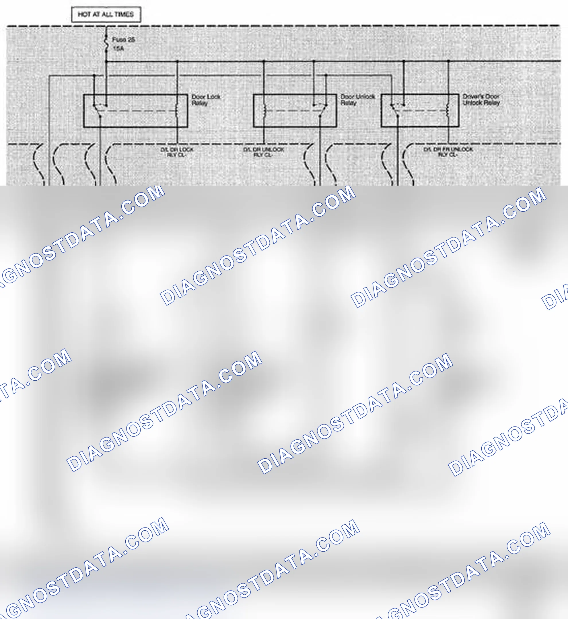 Scheme 269: Keyless/Power Door Locks/Security System (V6) Circuit Diagram (Page 130-3)
