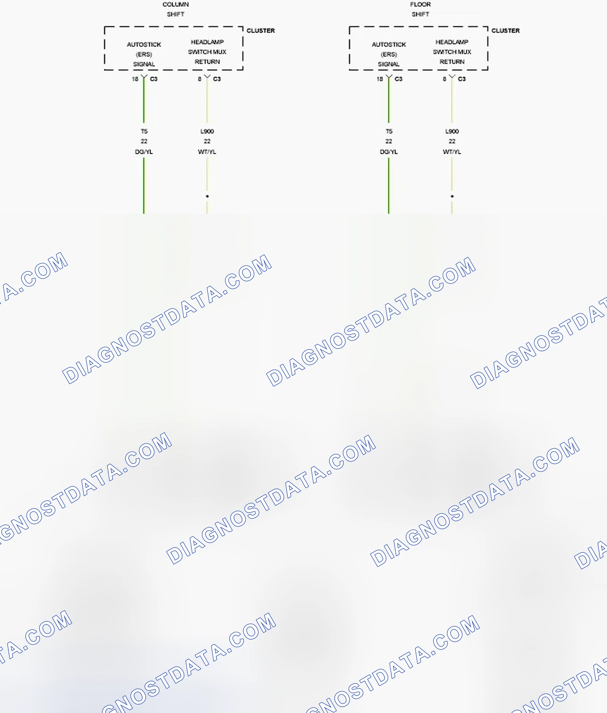 Scheme 390: P0952-AUTOSTICK® INPUT CIRCUIT LOW - DS/DJ/D2