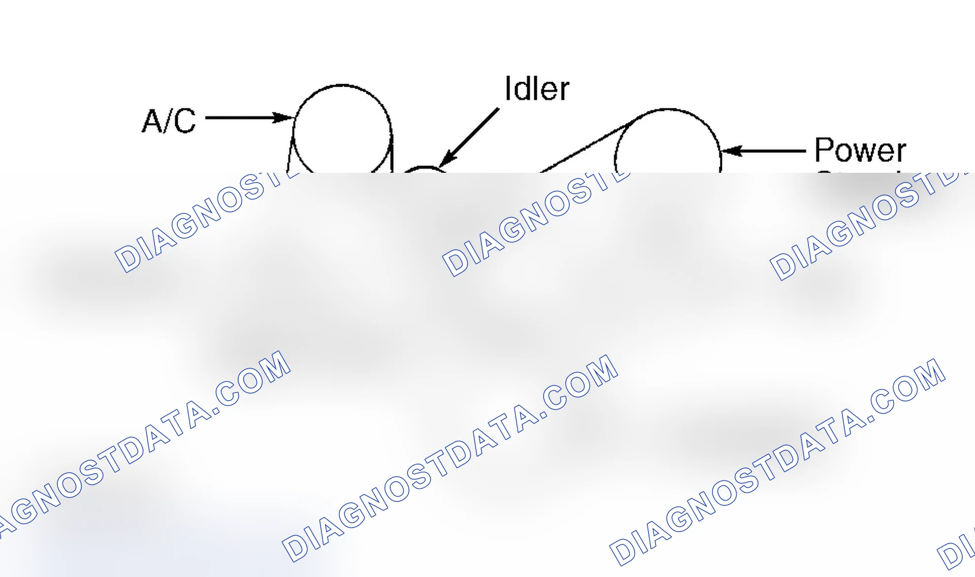 Scheme 6: DRIVE BELT ROUTING (2.5L DAKOTA)