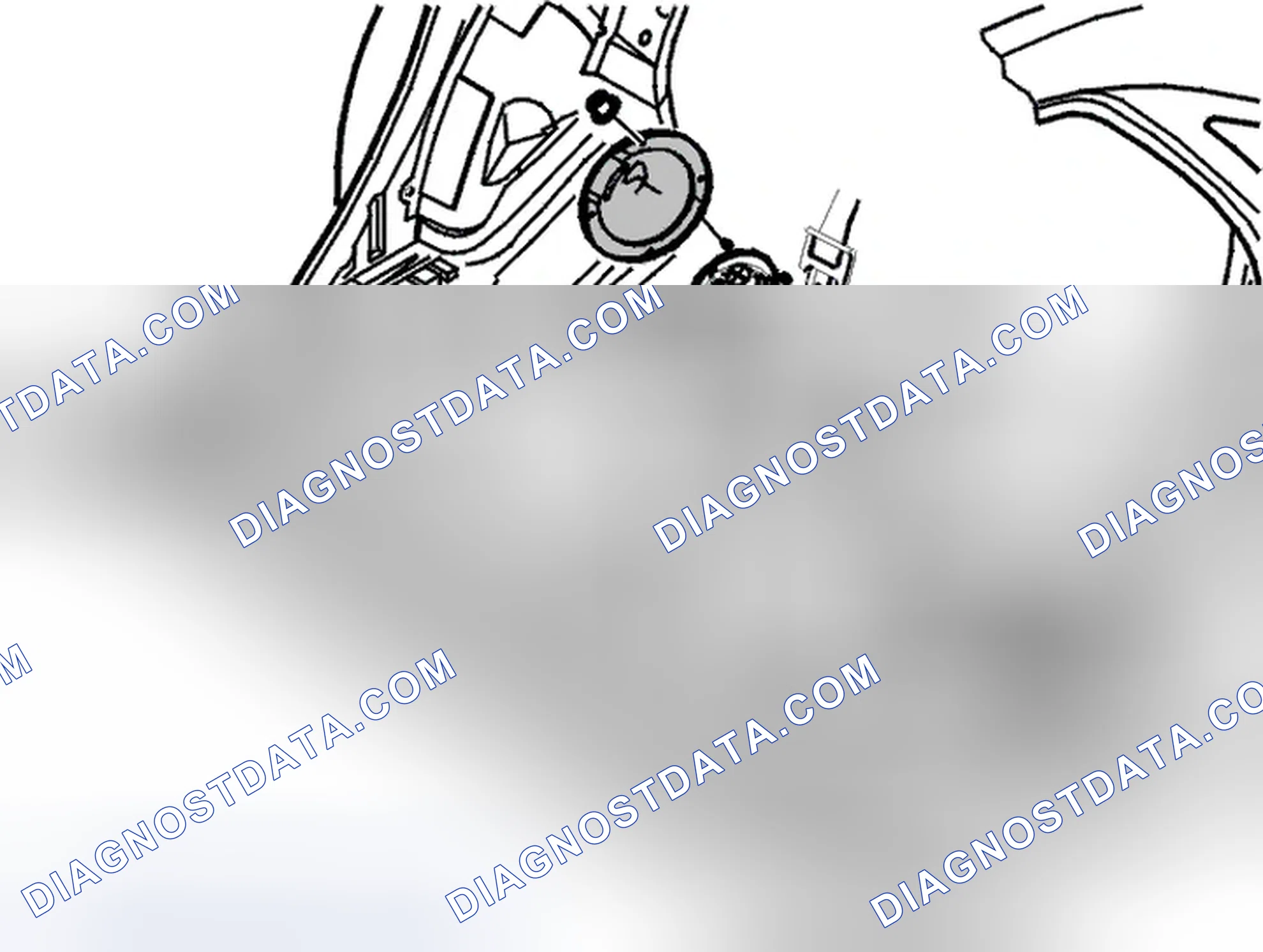 Scheme 2339: Removing the fuel tank filler cap over the fuel tank units