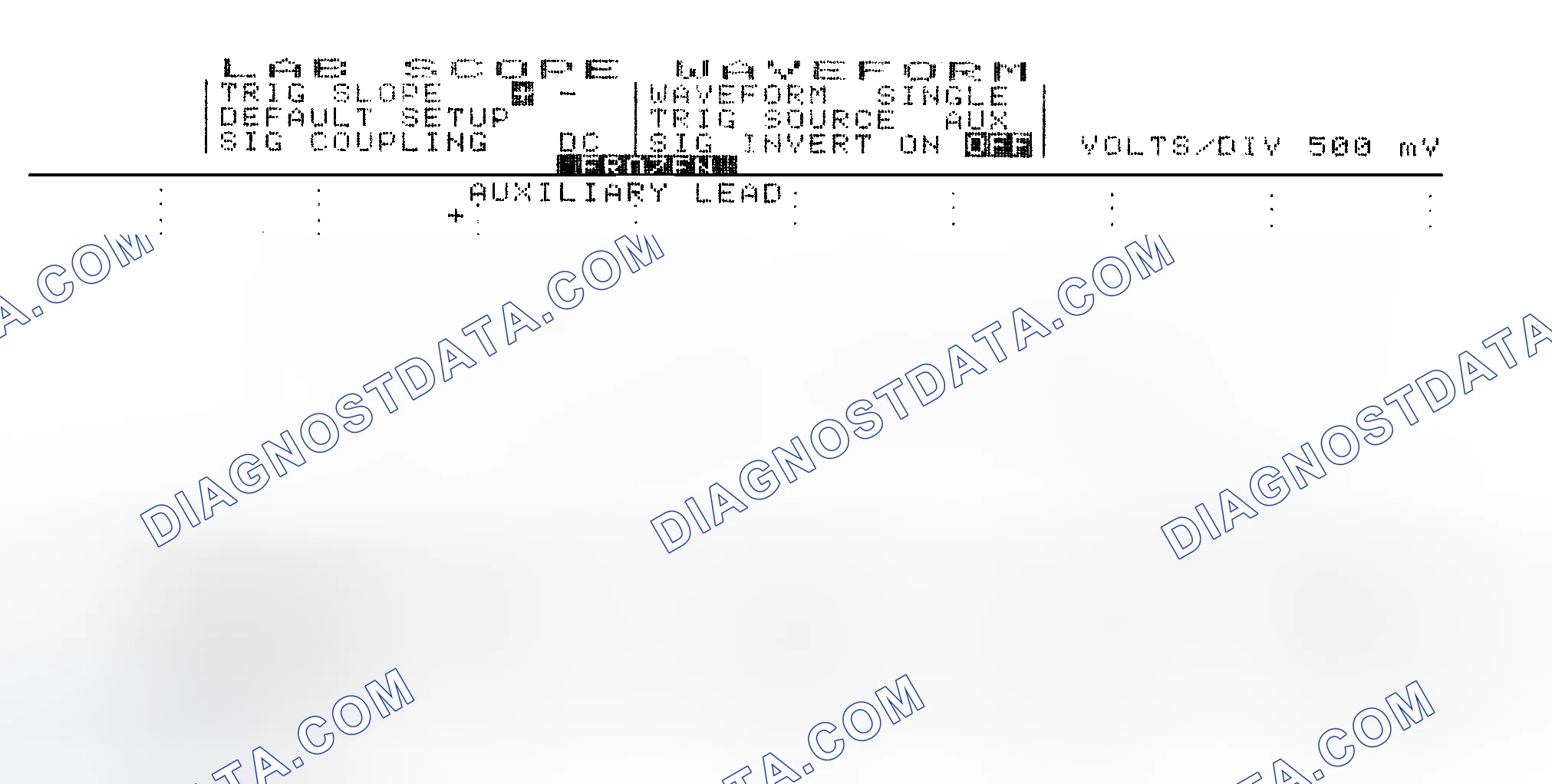 Scheme 14: Single Injector w/Excessive Current Flow - Current Pattern