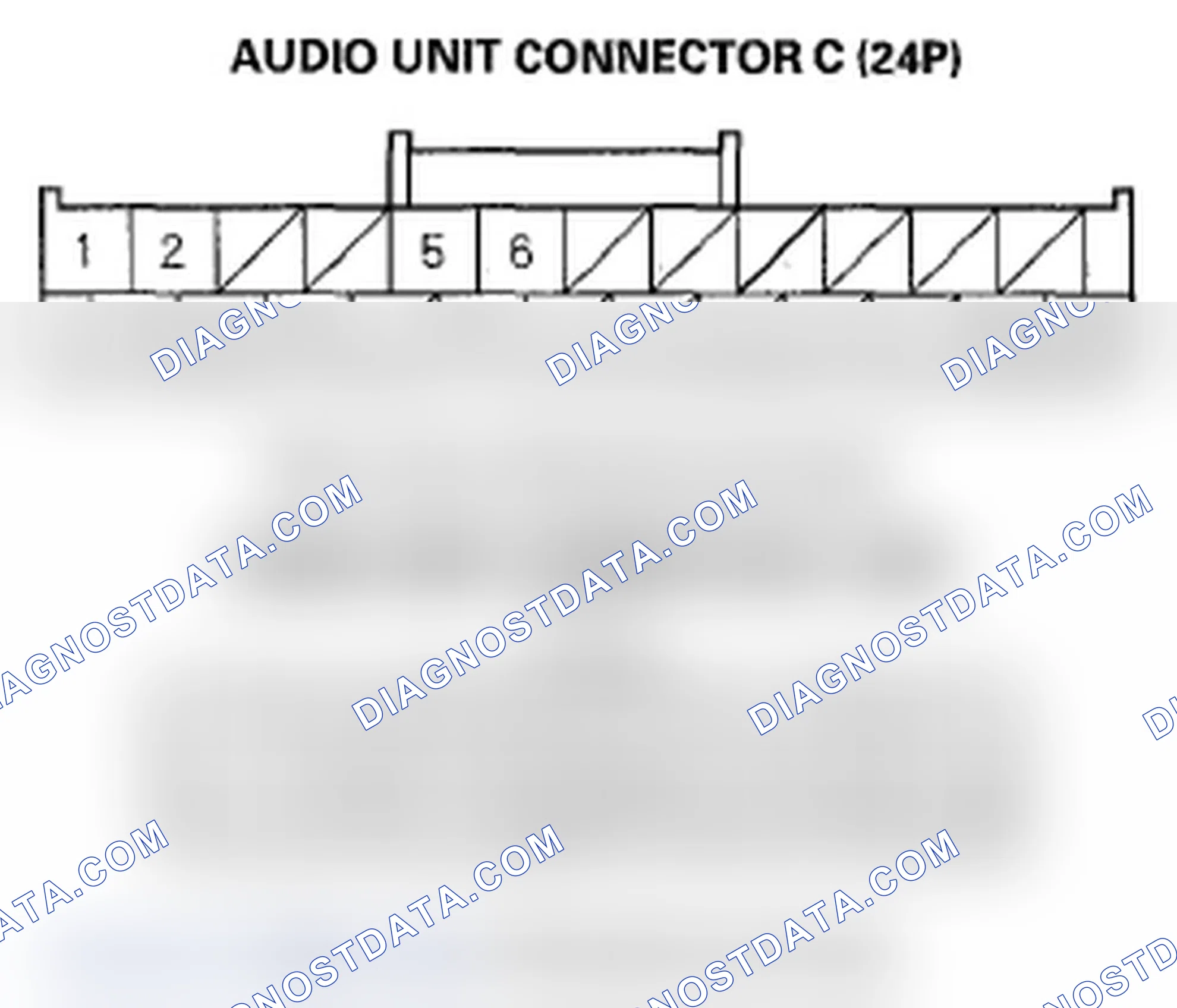 Scheme 207: No sound/no display with auxiliary video unit inputs
