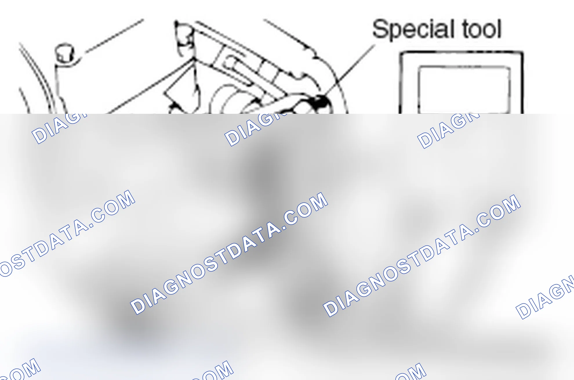 Scheme 5: IF INSPECTING WITH THE CONNECTOR CONNECTED < WATERPROOF CONNECTORS >