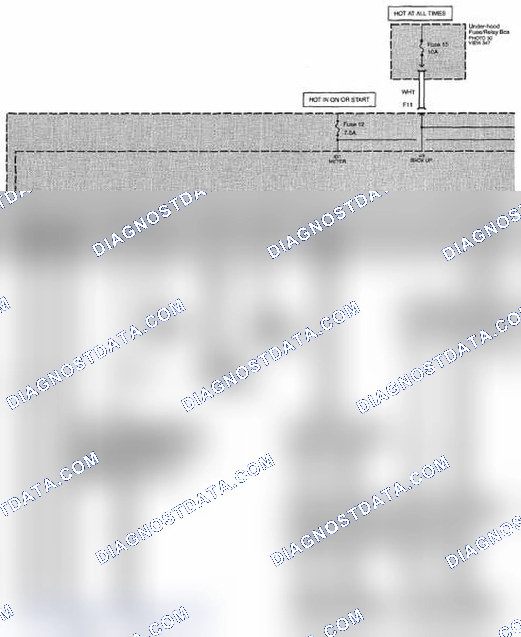 Scheme 315: Reminder Systems, Safety Indicator, Key Light Timer, And Low Oil Pressure Indicator Circuit Diagram - Keyless Access (Page 73-3)