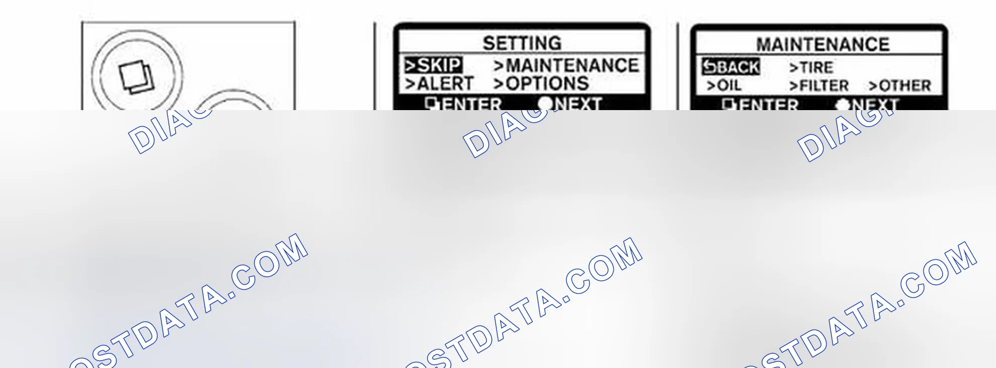 Scheme 15: MAINTENANCE REMINDER DISPLAY RESET - PROCEDURE 11