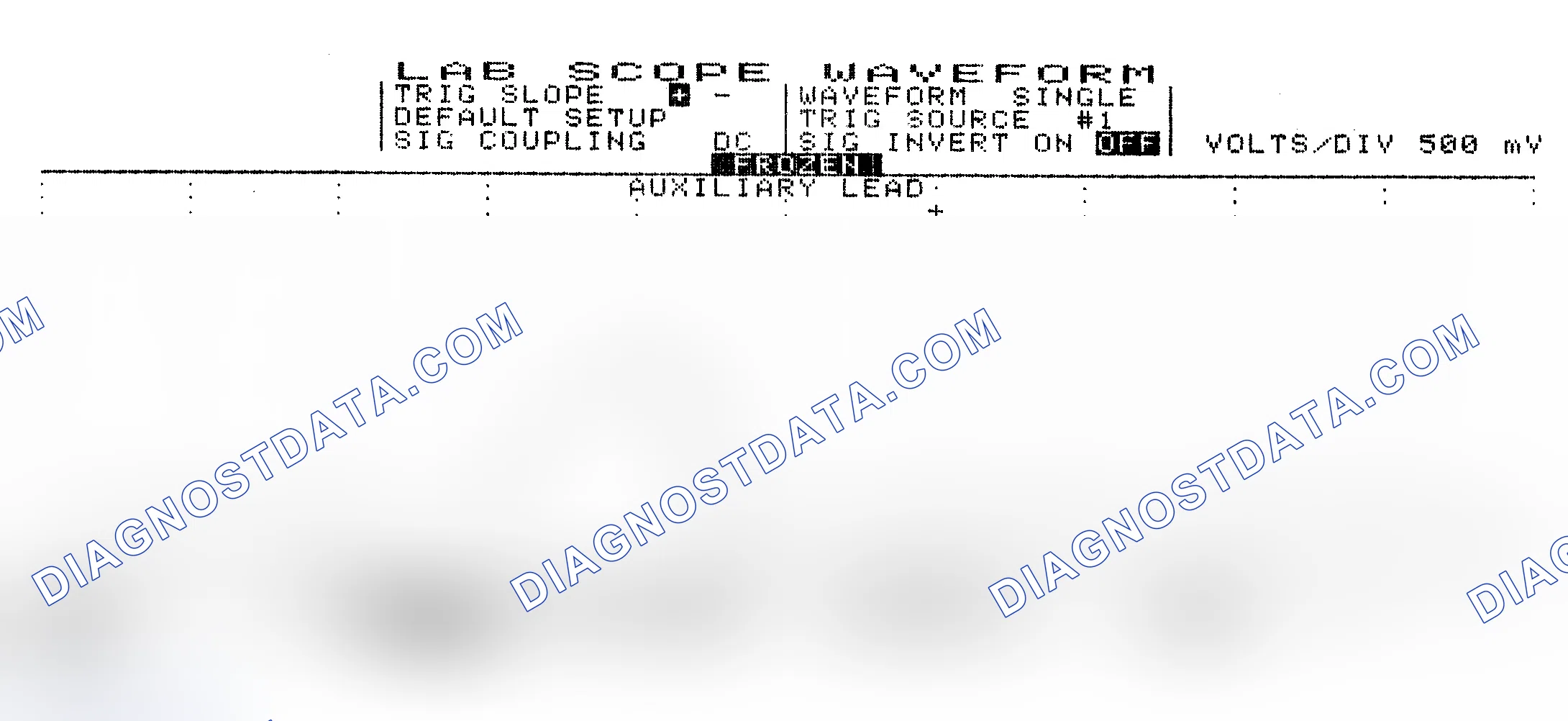 Scheme 10: Single Injector w/Excessive Current Flow - Current Pattern