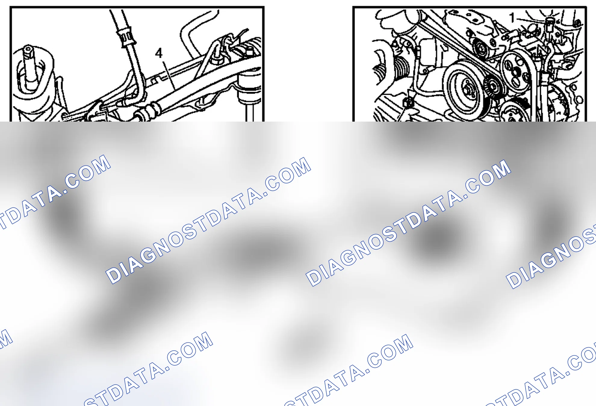 Scheme 12: Power Steering Gear Inlet Pipe/Hose Replacement (L4)