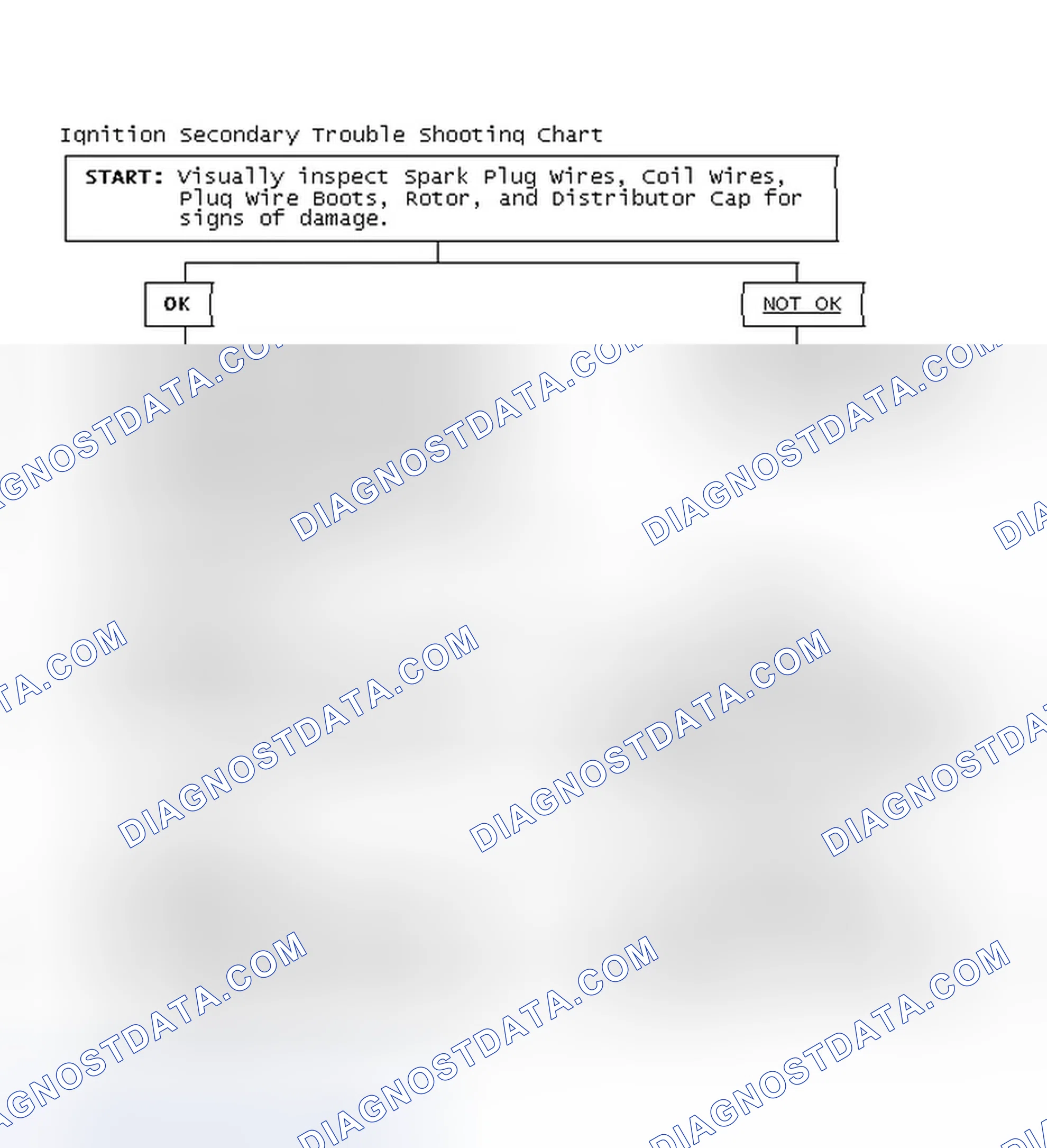 Scheme 1: Ignition Secondary Trouble Shooting Chart