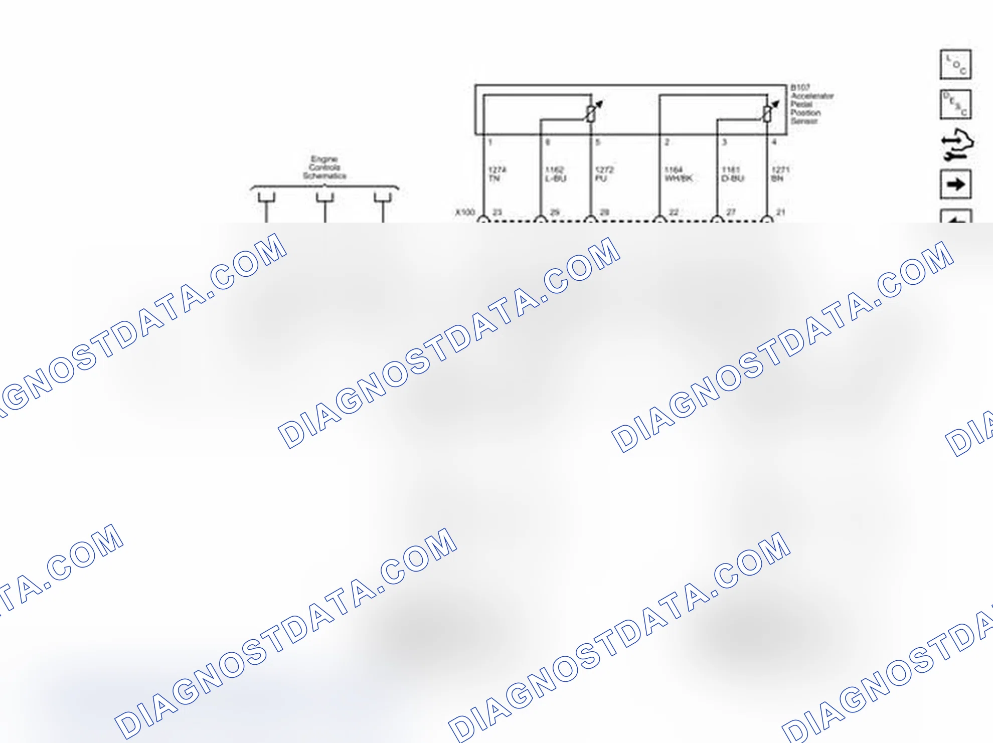 Scheme 39: Engine Data Sensors - Pedal Position and Injector Timing