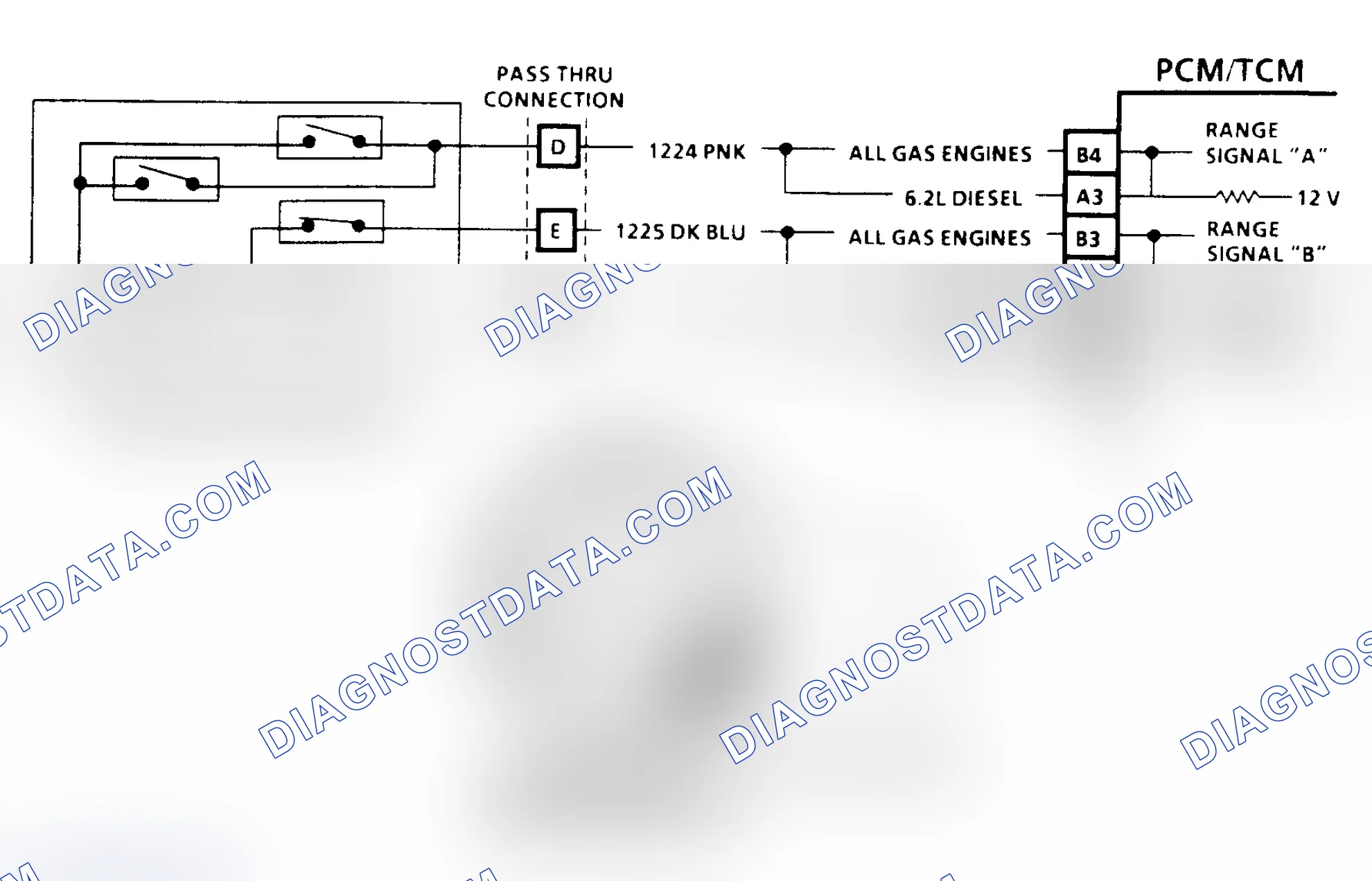 Scheme 281: CODE 28, PRESSURE SWITCH MANIFOLD FAULT (LT. TRUCK)