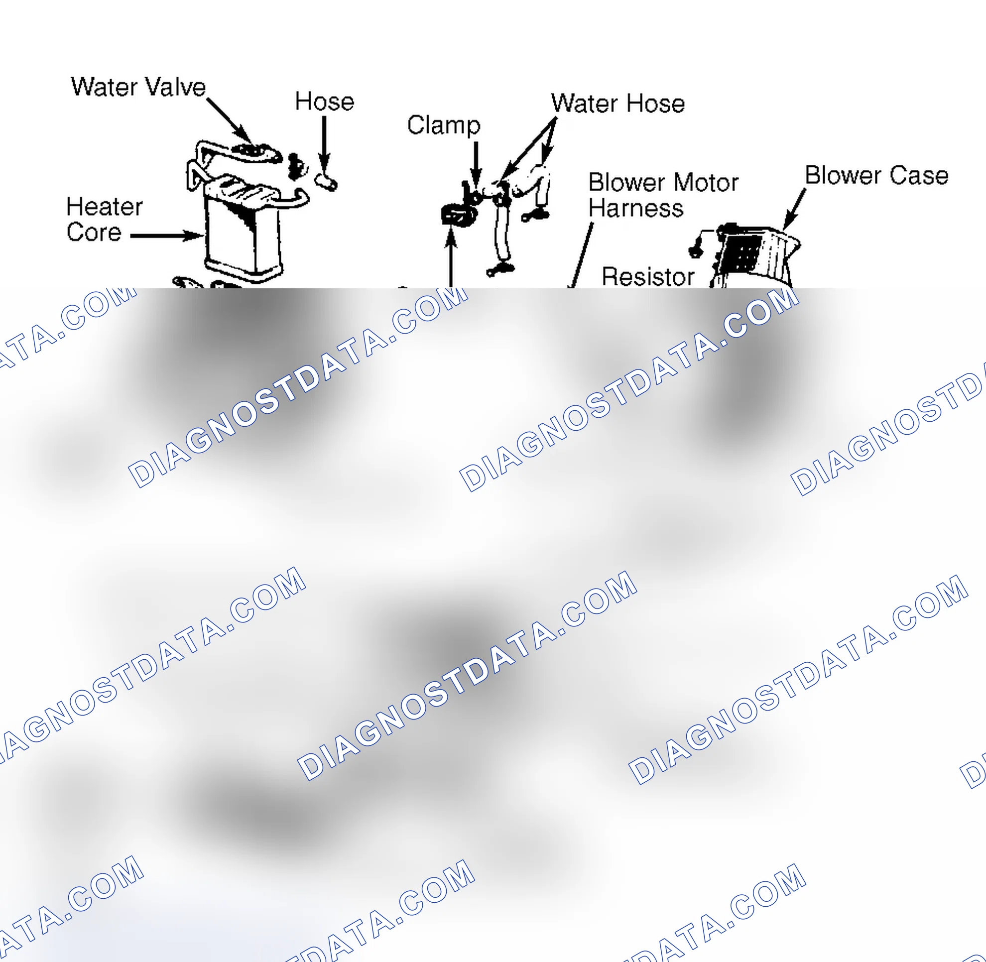 Fig. 3: Exploded View of Heater System (Conquest)