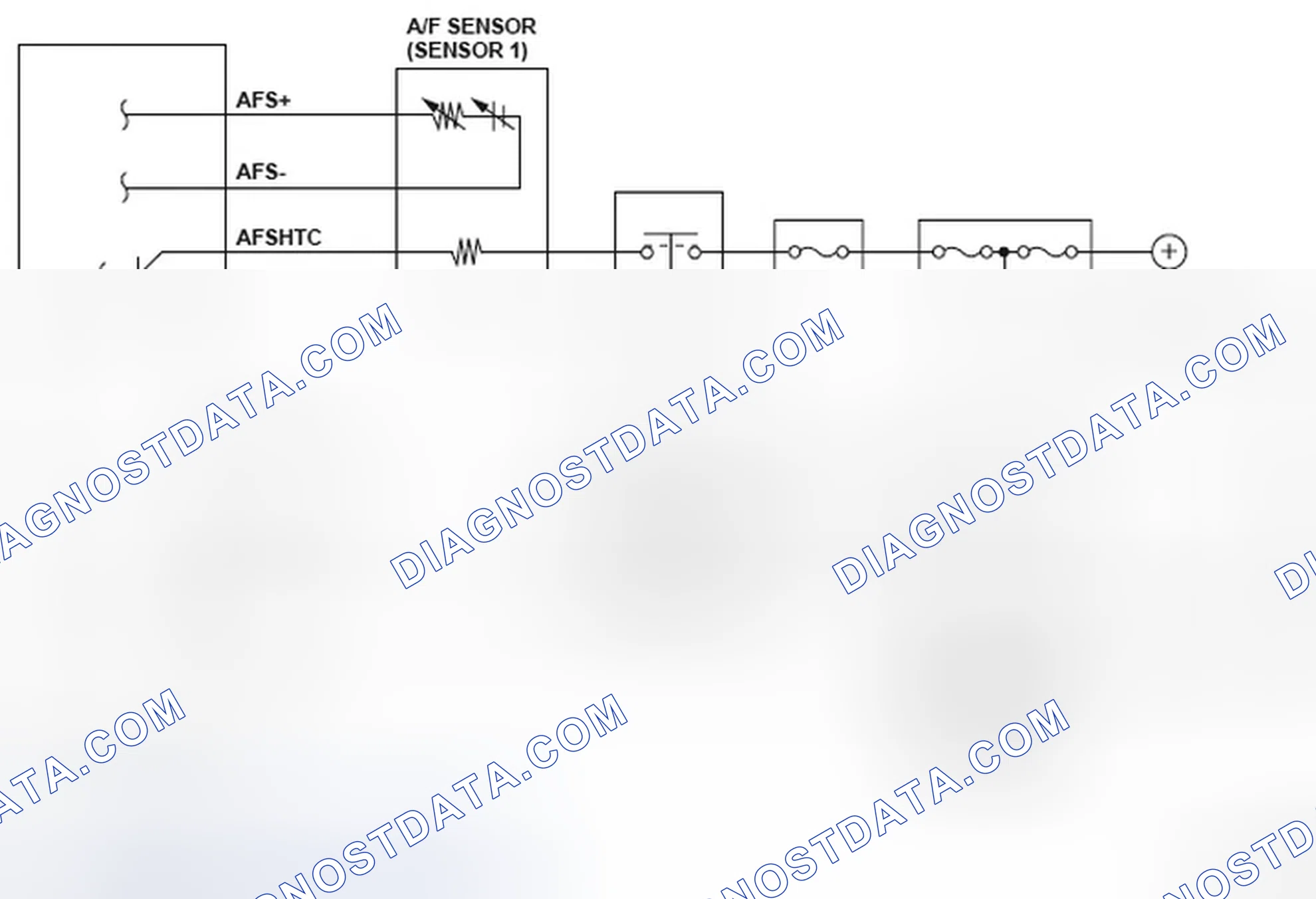 Scheme 178: Air/Fuel Ratio (A/F) Sensor (Sensor 1) Heater Malfunction - Circuit Diagram