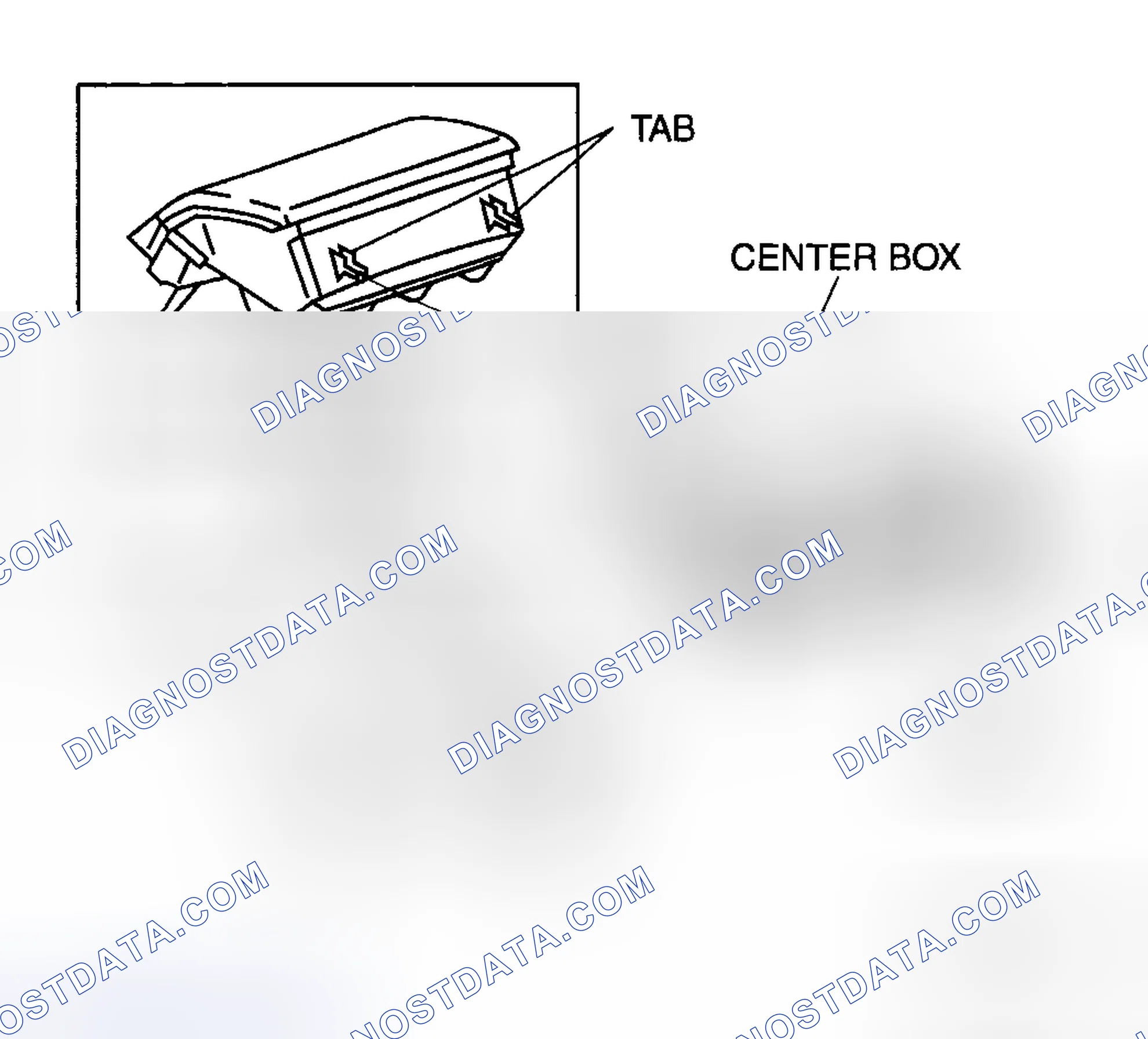 Scheme 45: CENTER BOX REMOVAL/INSTALLATION