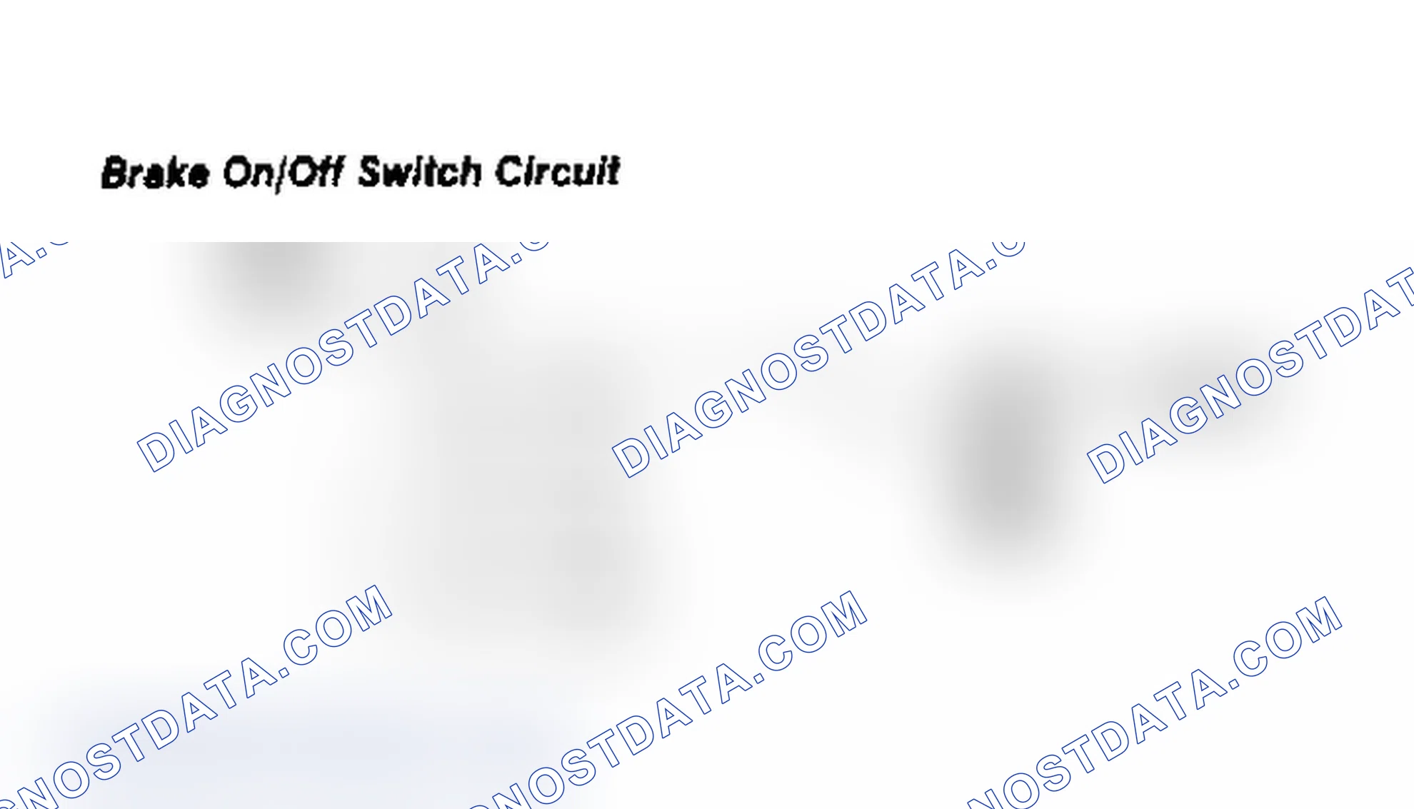 Scheme 31: Brake On/Off Switch Circuit