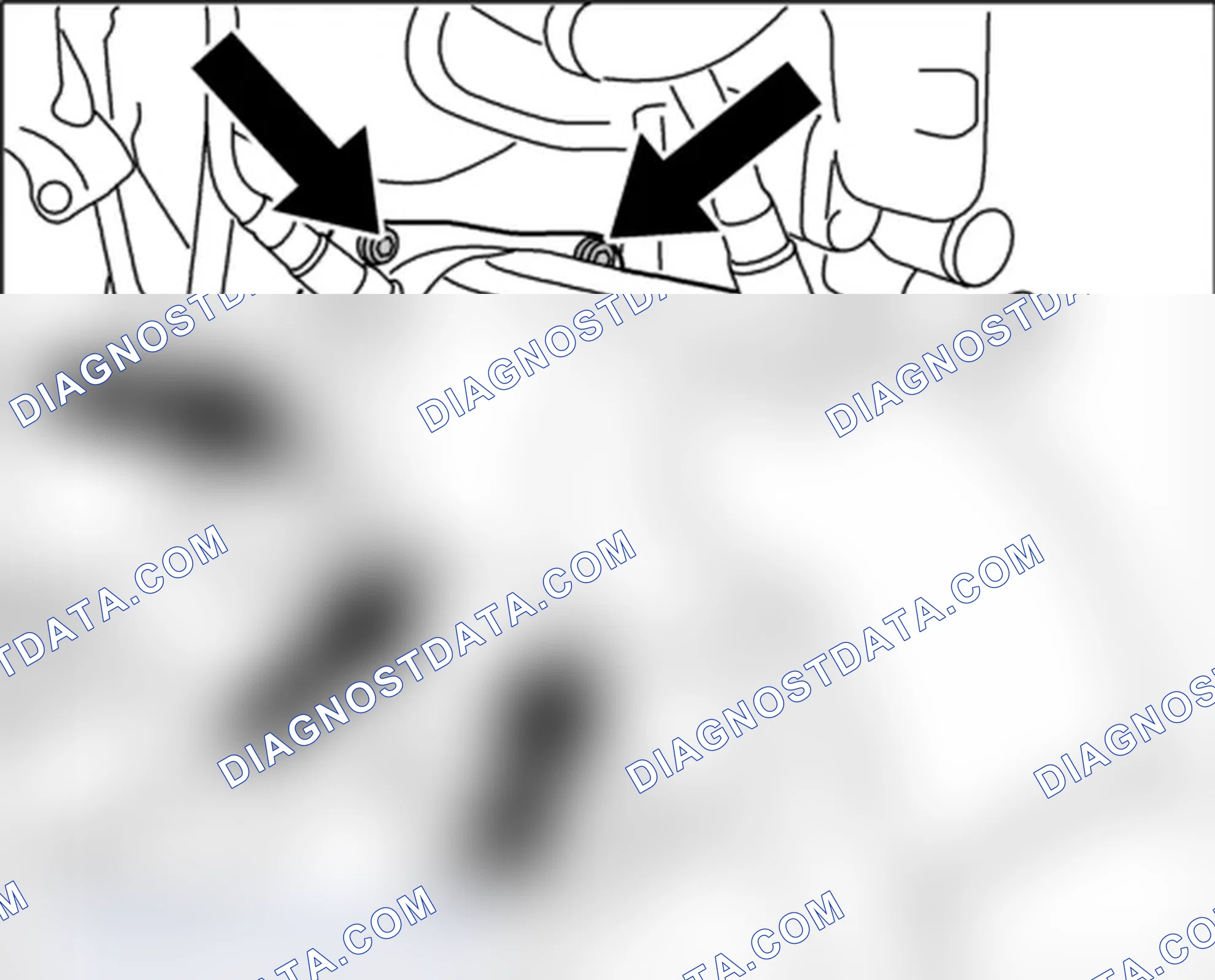 Scheme 125: Preliminary work: removing oxygen sensors in front of catalytic converter - Cayenne Turbo (M48/50)